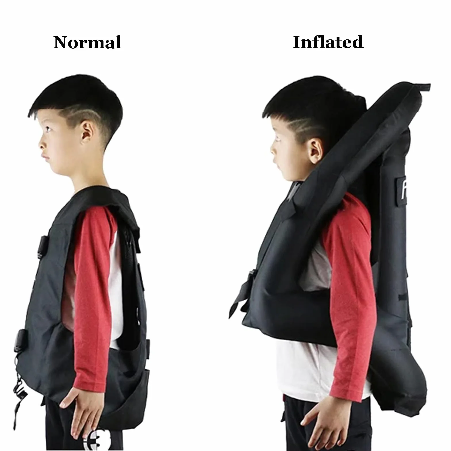 Gilet Airbag Équestre Enfant Protection Réglable Équitation 4 Saisons