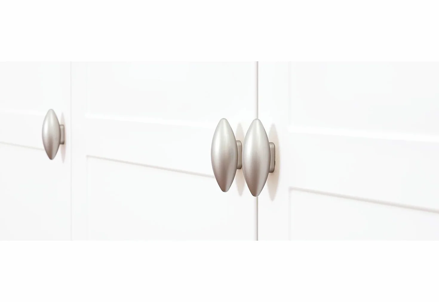 PINOLINO Laura Grande Penderie 3 portes Blanc 135 x 54 x 191 cm