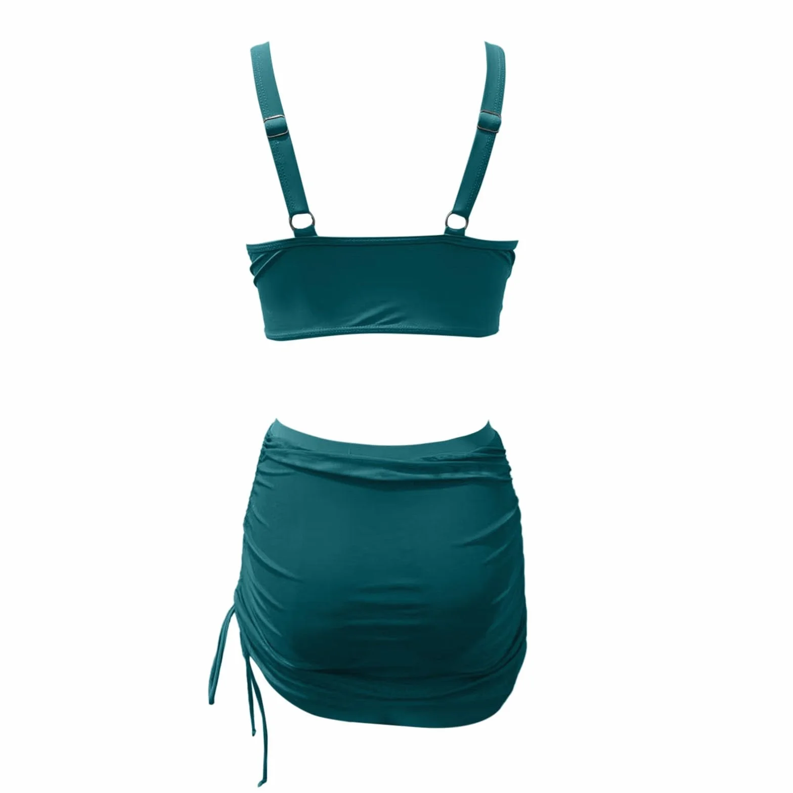Bikini 2 Pièces Taille Haute Amincissant Push Up Femme