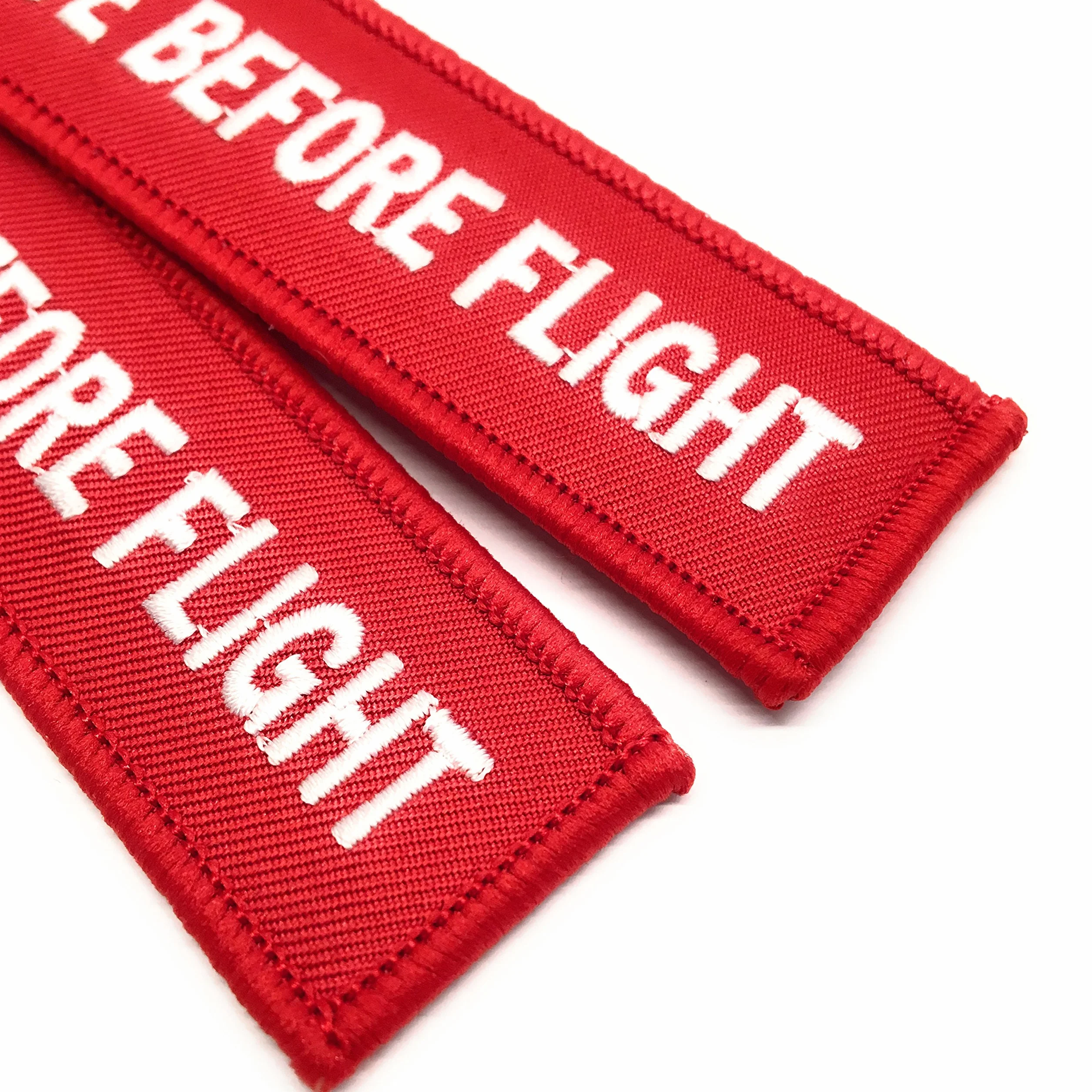 Remove Before Flight Étiquette de Bagage Trousseau Rouge/Blanc aviamart