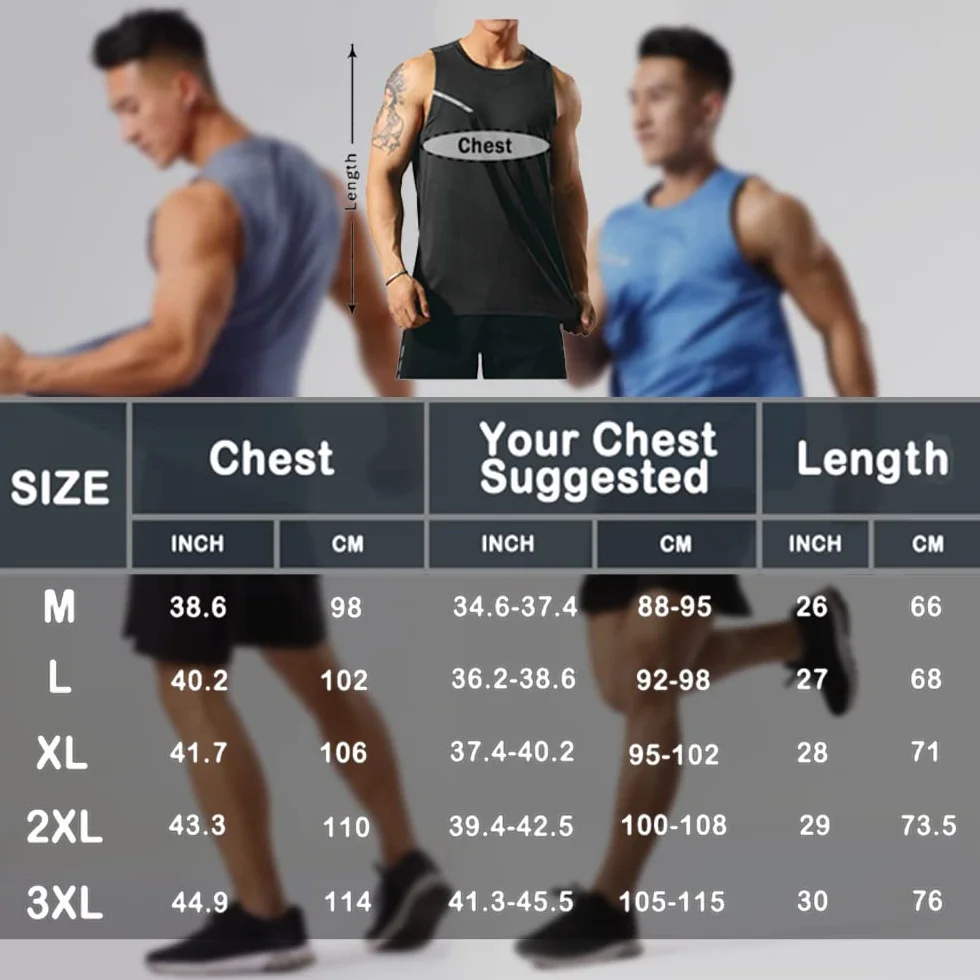 Hommes Training Fitness Vest Running Speed Dry Chemise sans Manches