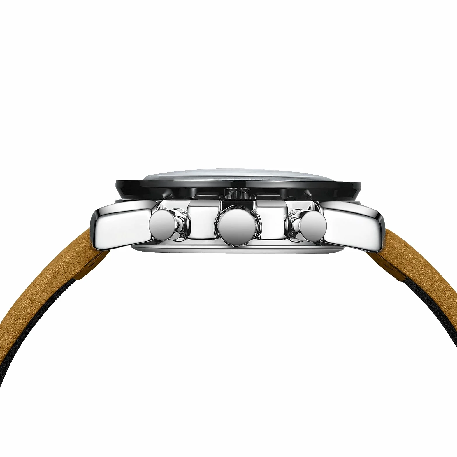 LN LENQIN Montre Homme Quartz Analogique 30m Étanche Cuir Montre d'Affaires