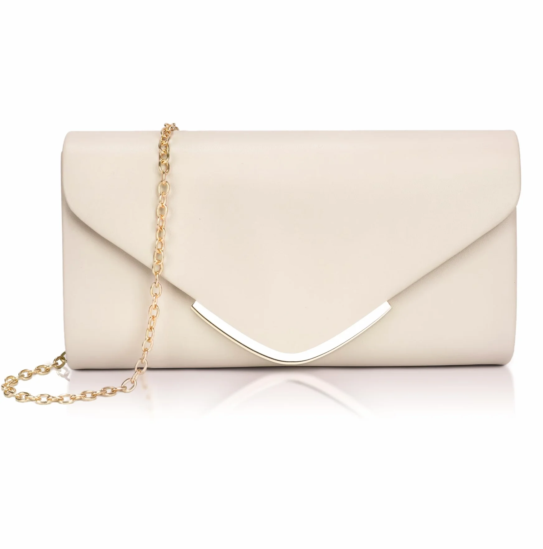 Larcenciel Pochettes et Clutches Femme, Sac à Main Élégante avec Bandoulière Détachable Sacoche Femme
