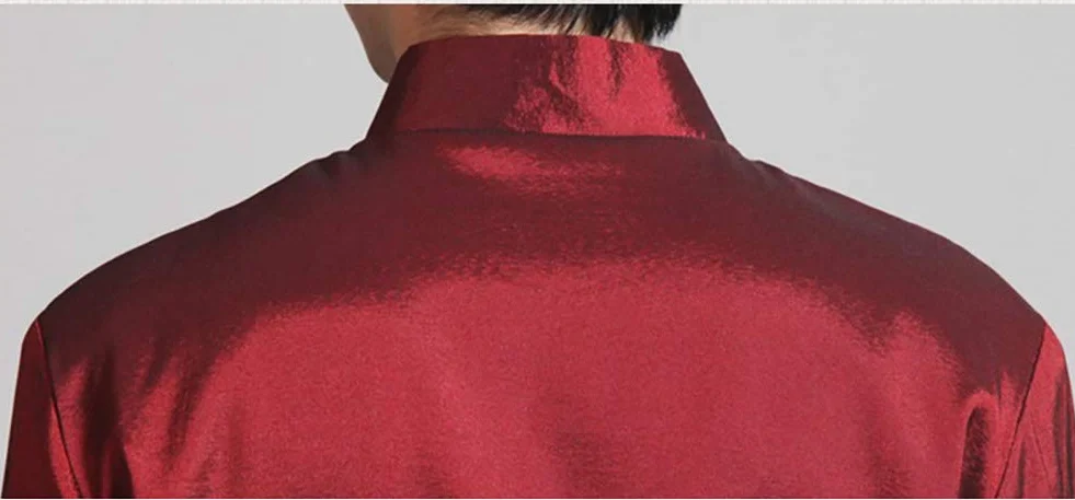 Costume de Tang Chinois Traditionnel Tai Chi Veste Broderie Double Dragon pour Hommes Femmes