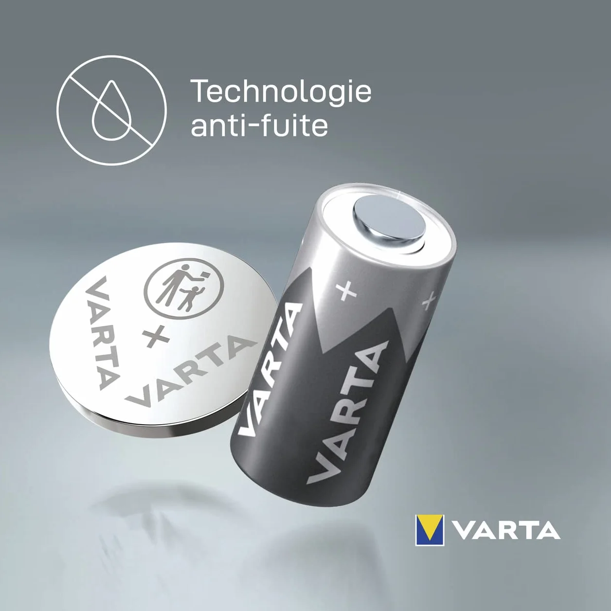 VARTA Piles Bouton CR1632, lot de 2, Lithium Coin 3V