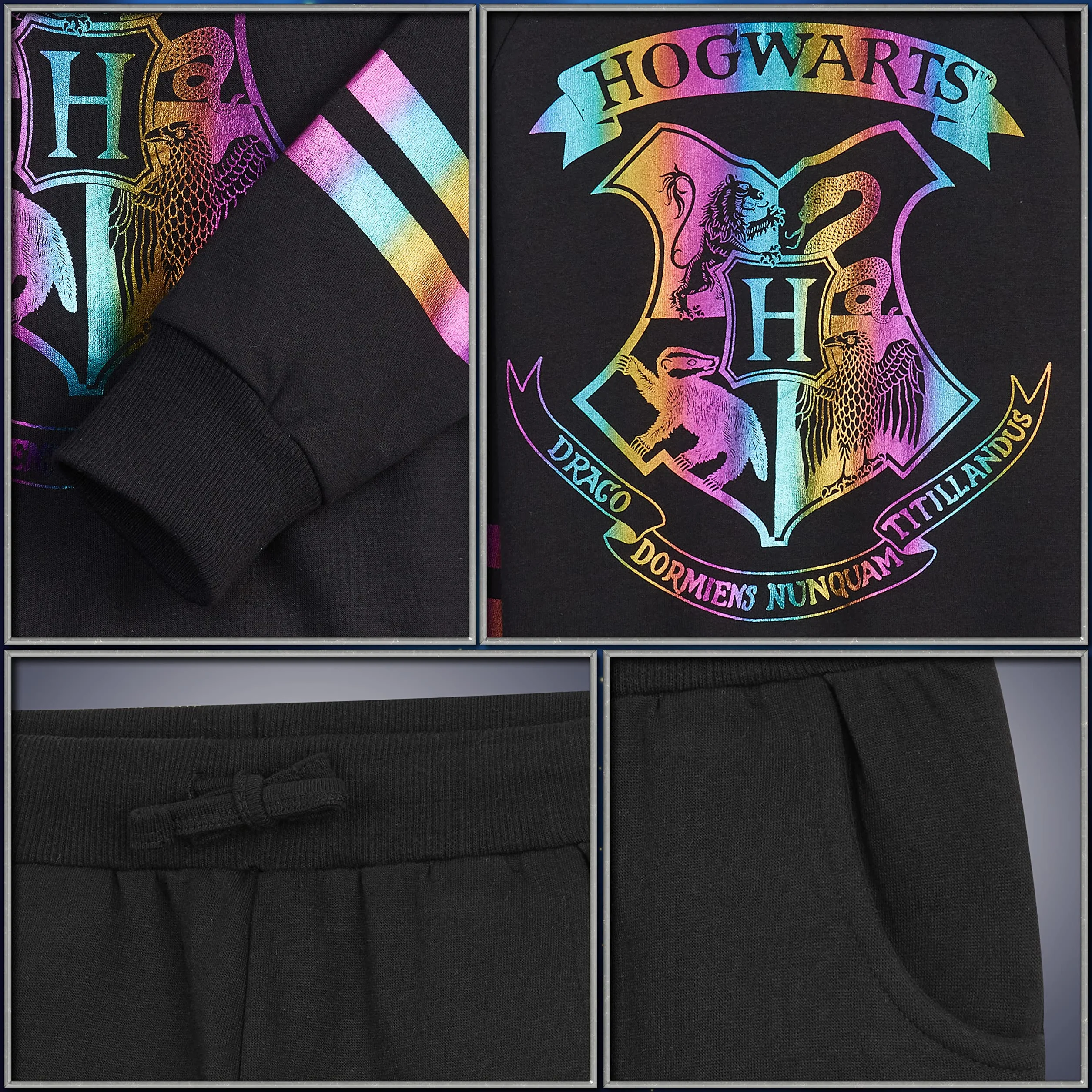 Harry Potter Survêtement Fille Ensemble Jogging Enfant 7-14 Ans