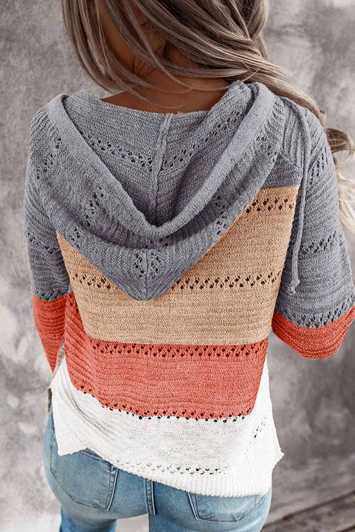 GOLDPKF Pull Femme vêtements Femme Pull en Tricot à Capuche pour Femme Veste d'hiver décontractée à Manches Longues