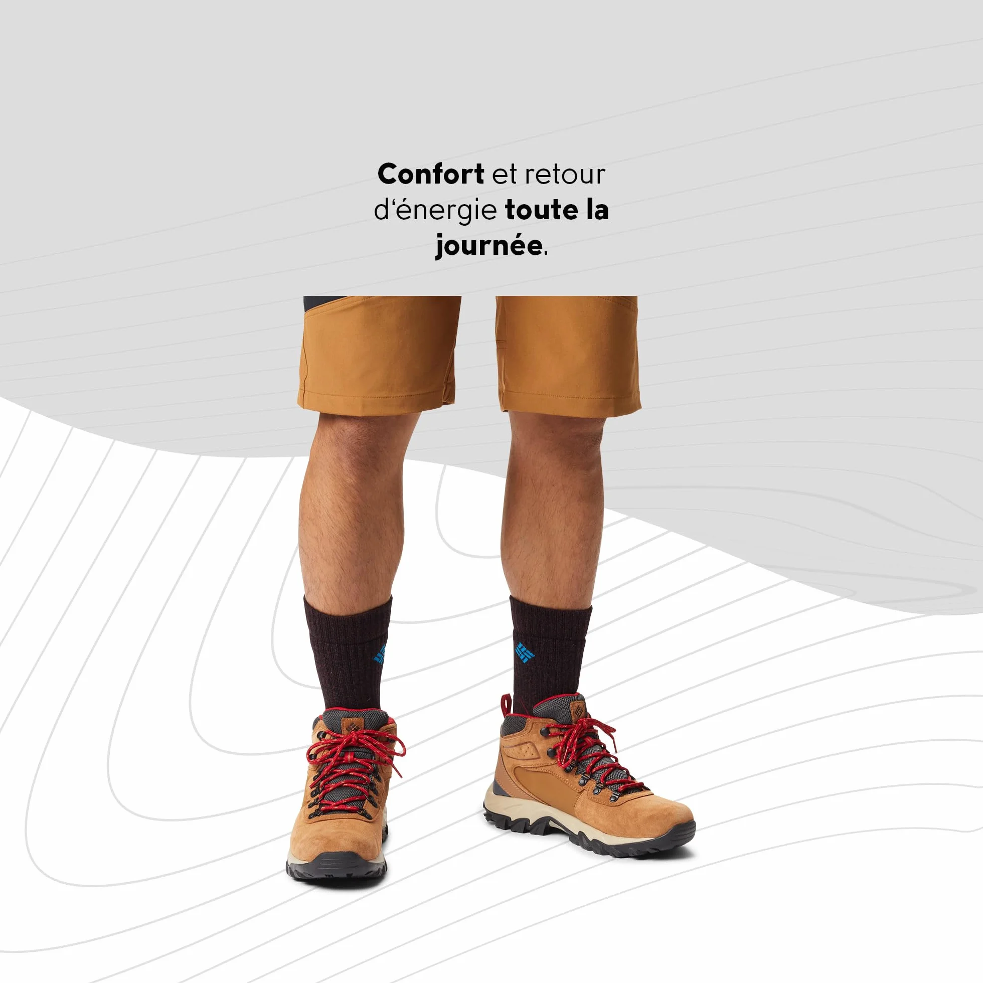 Columbia Newton Ridge Plus II Suede Waterproof Chaussures Montantes Randonnée Homme