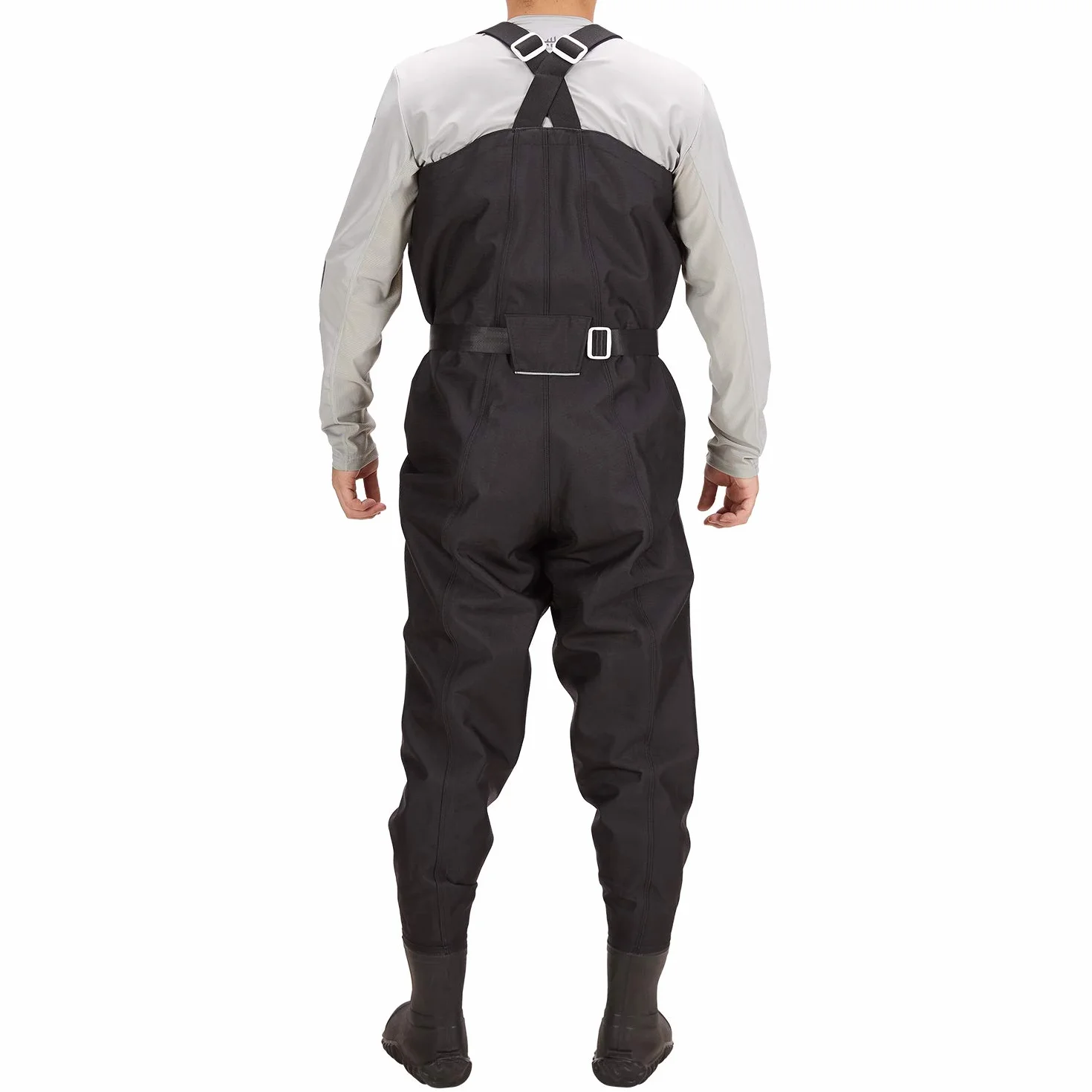 Bassdash Cuissardes de pêche 3D Ultra Haute résistance Nylon Carreaux Noir PVC Waders Hommes