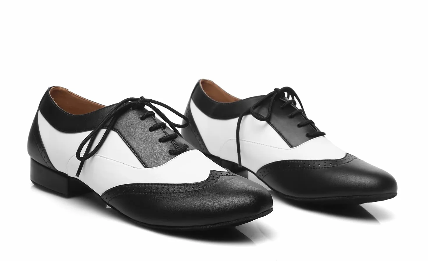 Chaussures de danse moderne homme cuir lacets