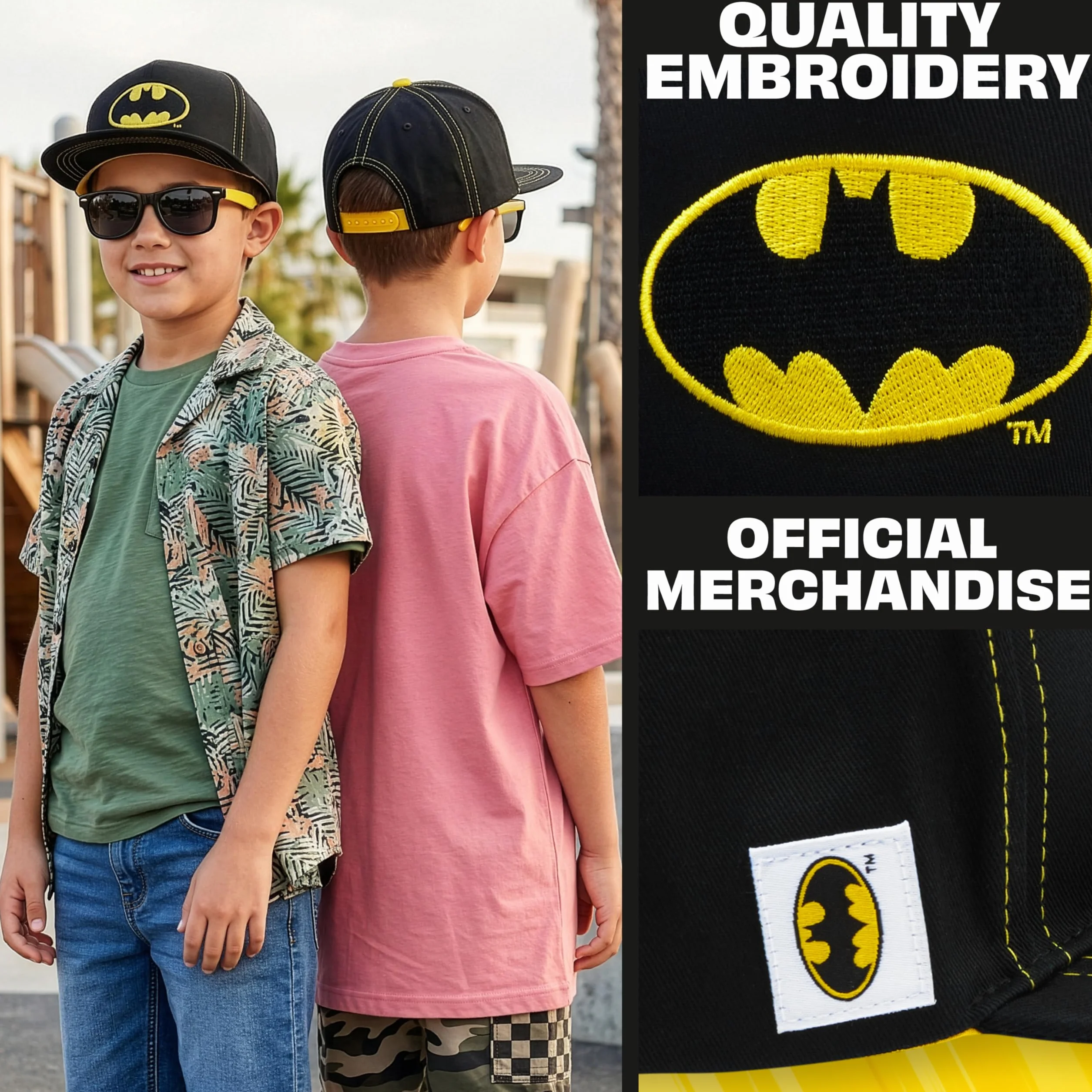 Batman Marvel Avengers Tortues Ninja Casquette Baseball Lunette Soleil Protection UV Ete Voyage