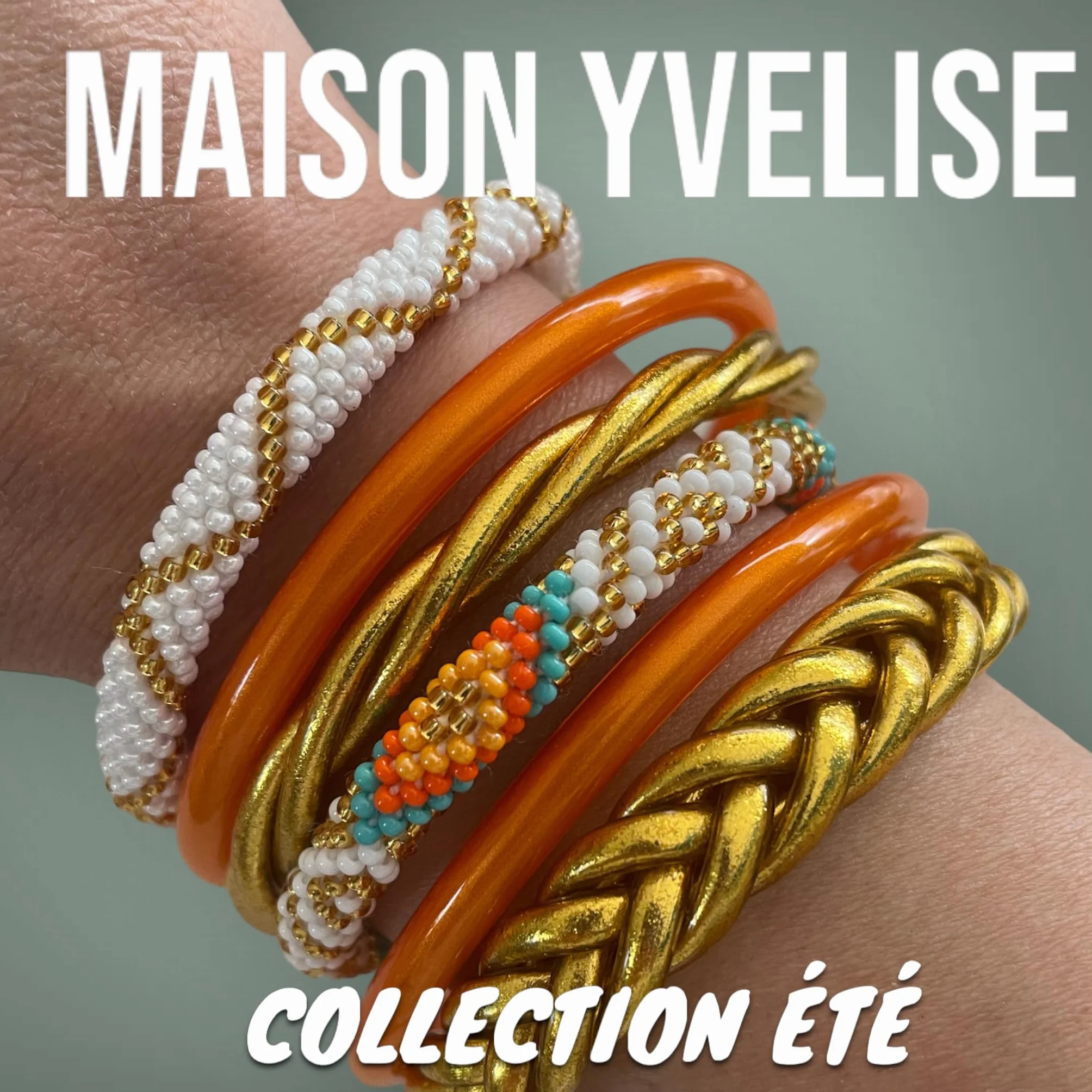 Yvelise Bracelet femme Népalais perles Fait main Authentique