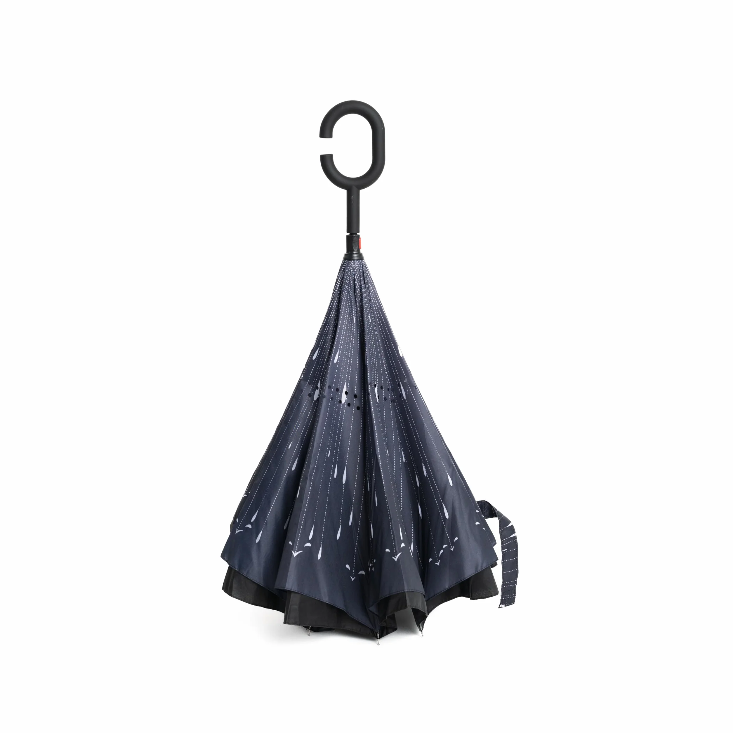 Parapluie Inversé à Double Couche avec Poignée en C