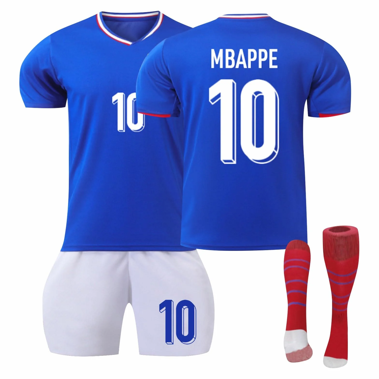 Maillot de Foot Enfant Homme 2024 2025 Ensemble 3 Pièces T-Shirt Short Chaussettes