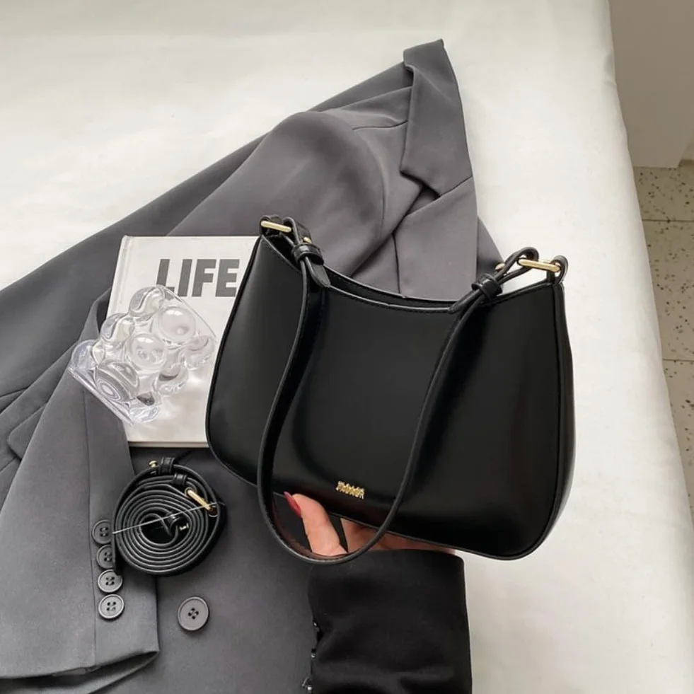 Sac Porté épaule en Cuir Véritable pour Femme, Sac à Main Tendance Bandoulière Rétro pour Shopping Travail Voyages