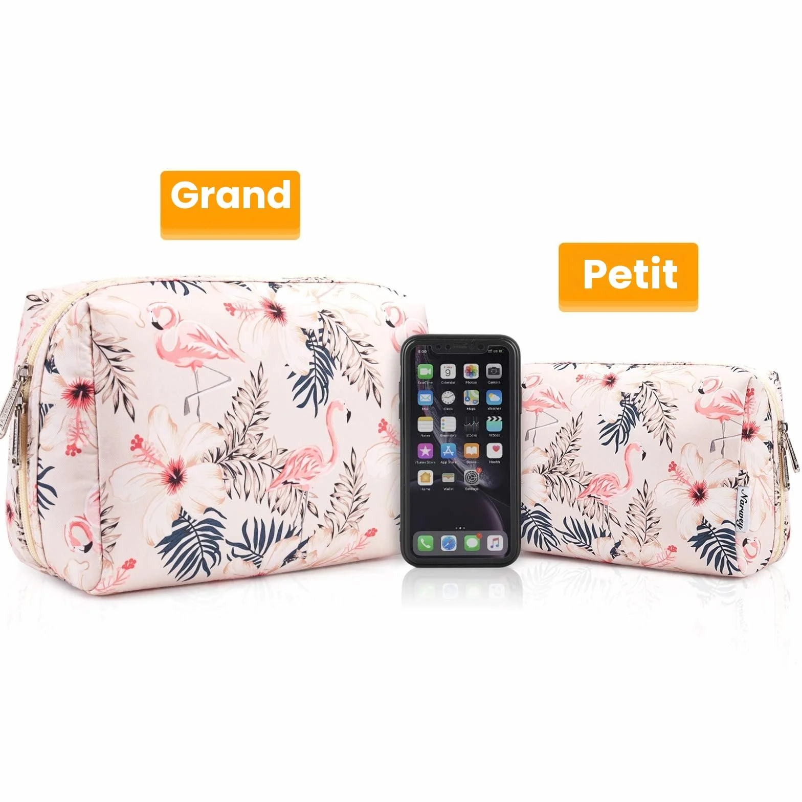Narwey Trousse de Toilette de Voyage Grande Organisateur Maquillage Femmes