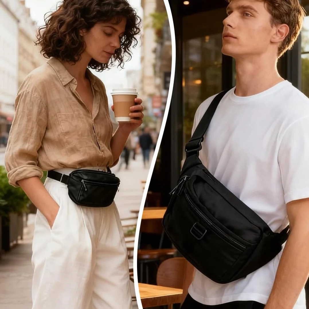 Extension de Ceinture pour Sac Banane et Sacoche de Taille - Sangle Réglable et Durable