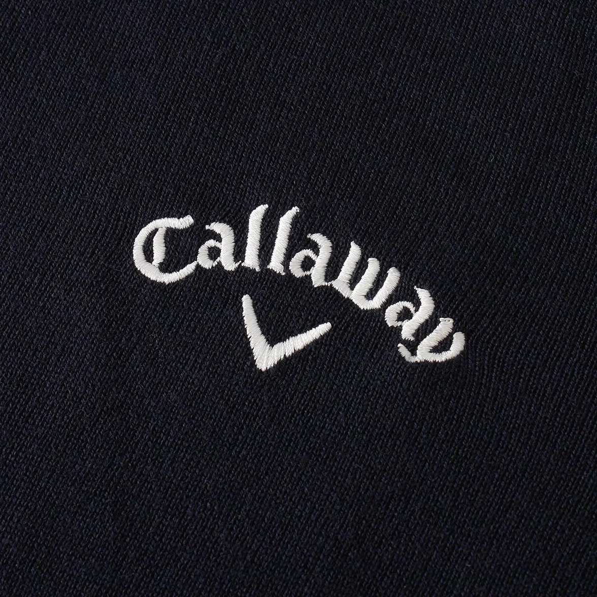 Callaway Homme 1/4 Zip Merino Sweater Bleu Azul Navy Medium
