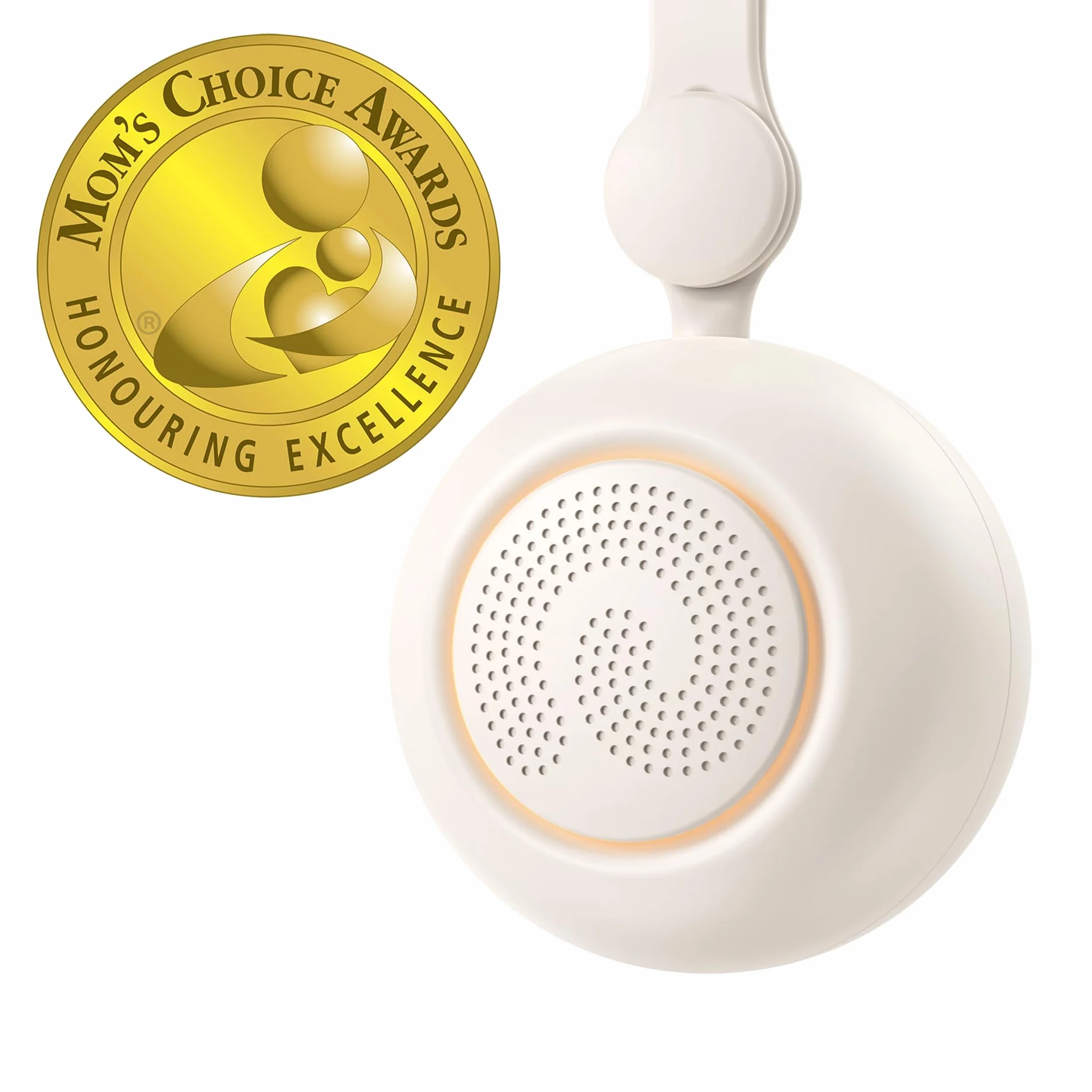 Dreamegg Sleep Lite 1 Machine à Bruit Blanc Bebe Portable 19 Sons Relaxant Veilleuse USB-C Rechargeable 30 Volume 4 Minuterie Sonothérapie