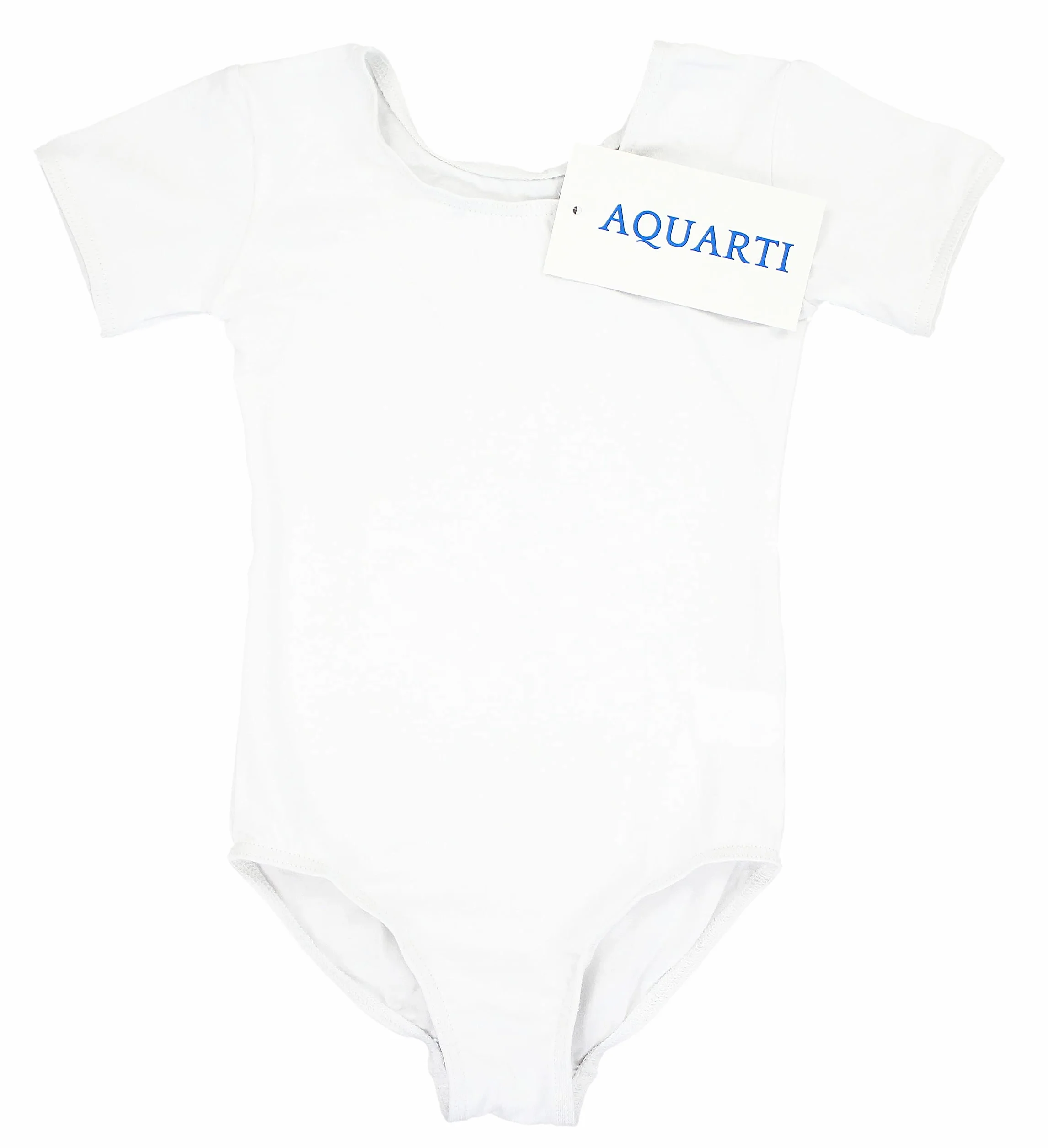 Aquarti Justaucorps de Danse Gymnastique Ballet Filles Manches Courtes