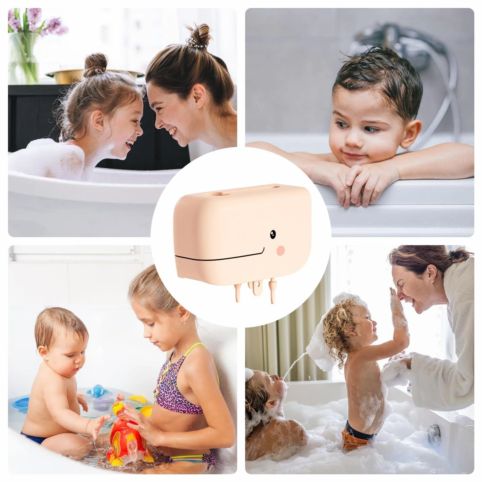 Protège-Robinet Baignoire Bébé Silicone Antichoc - Cache Robinet Bain Sécurité Enfant