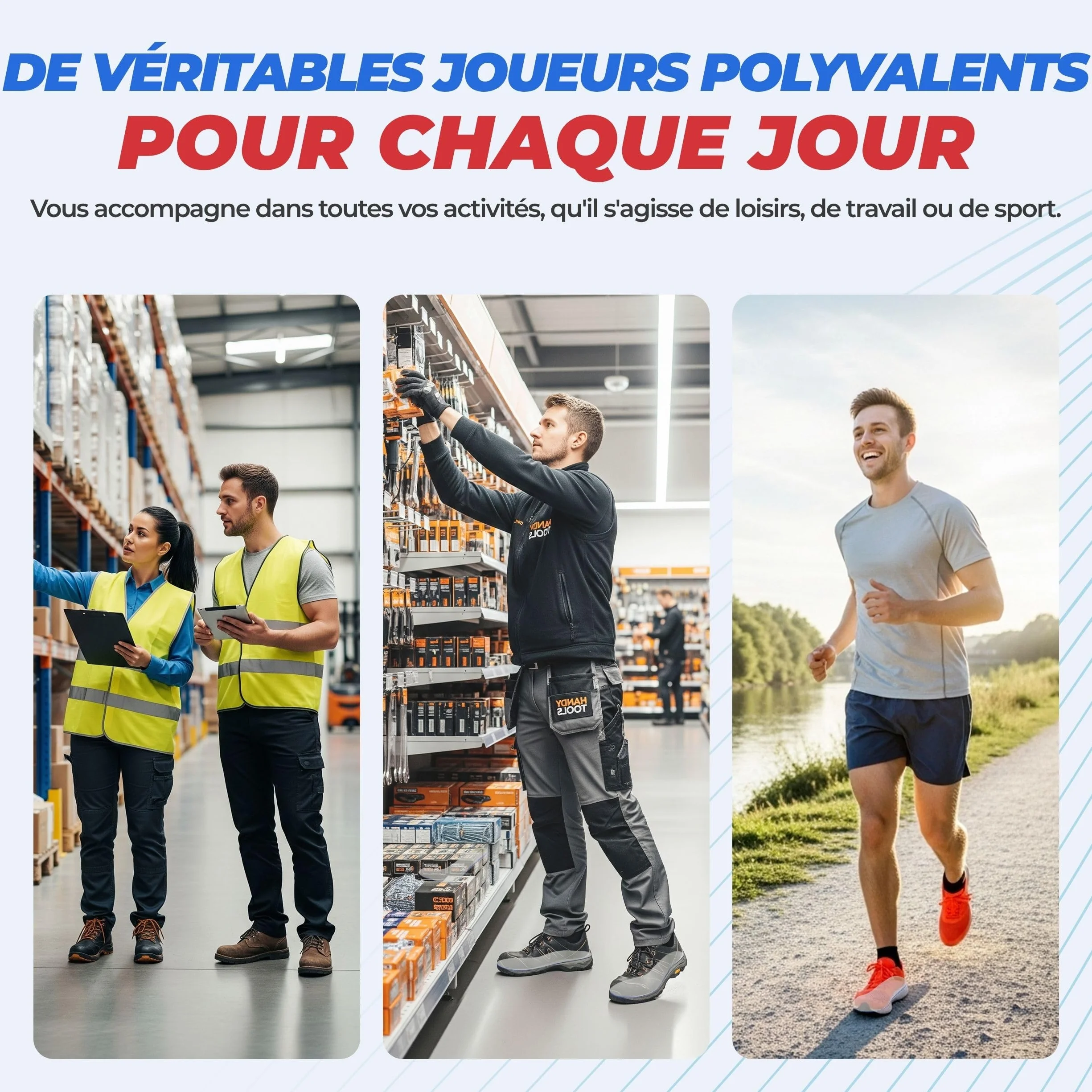 Semelle gel homme/femme sport travail - Semelles chaussures confort antidérapantes aéré amorti chocs