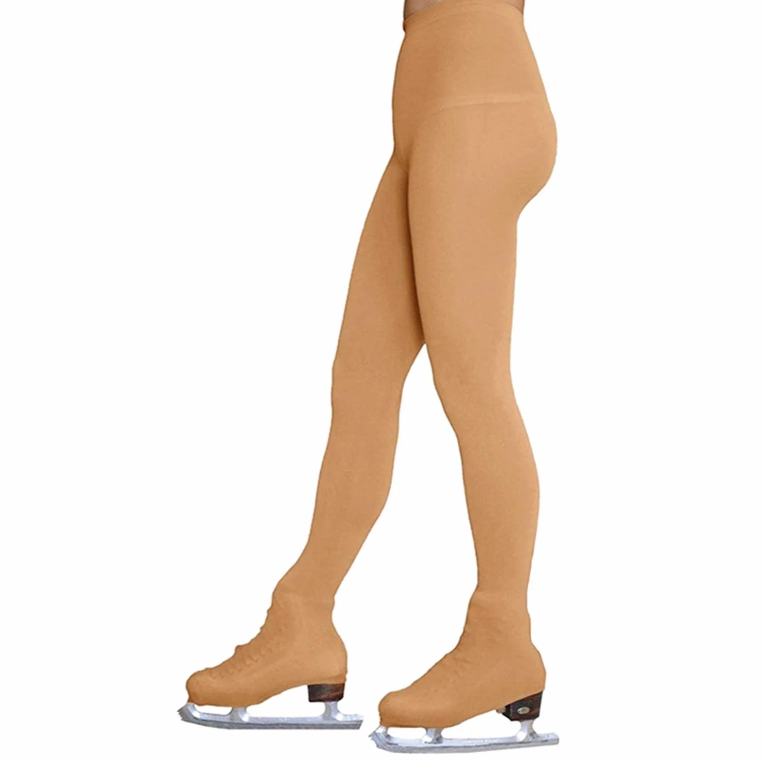 SM SunniMix Collants Patinage Artistique Fille Femme Chair Botte Performances Patinage Glace