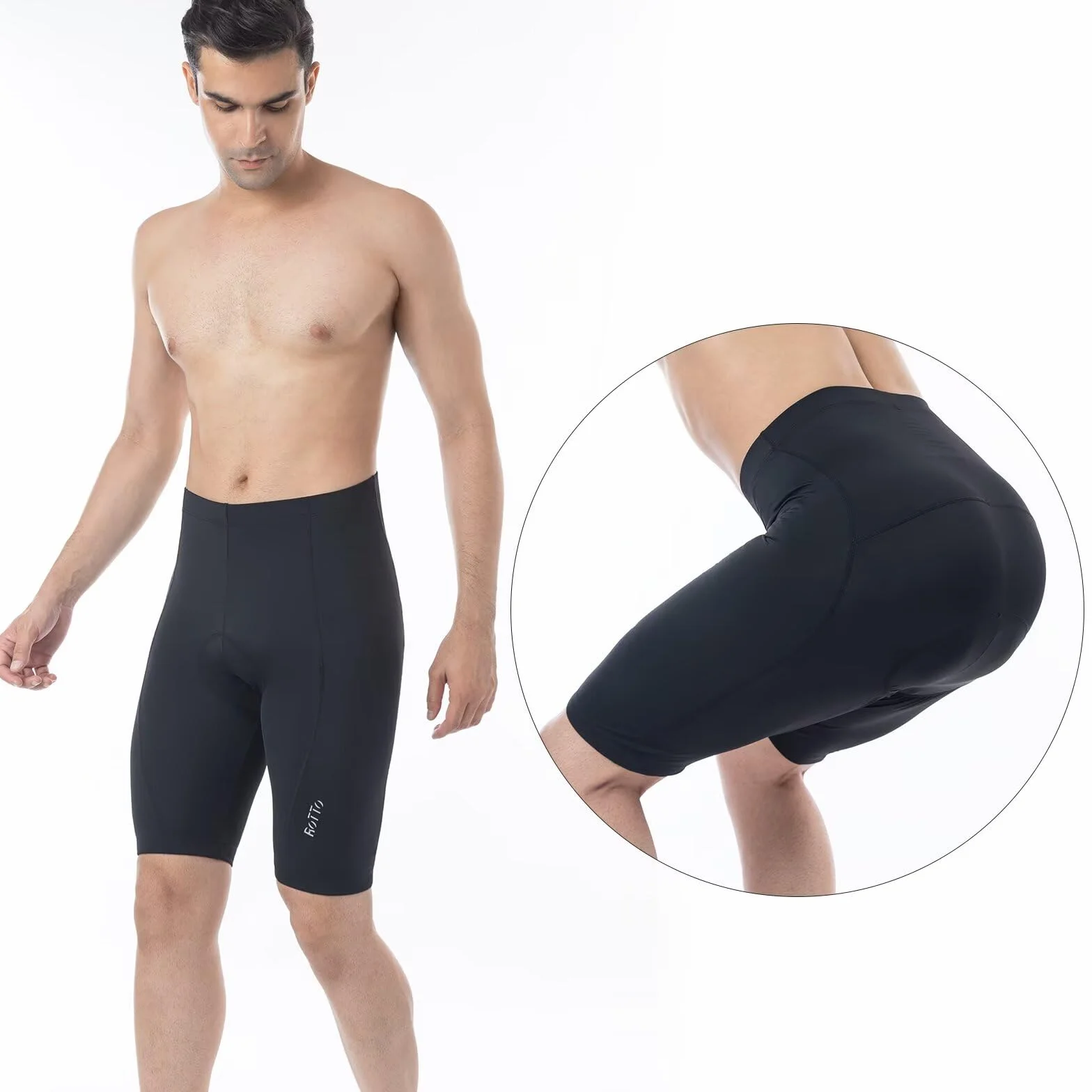 ROTTO Cuissard Velo Homme Shorts Cyclisme Rembourré