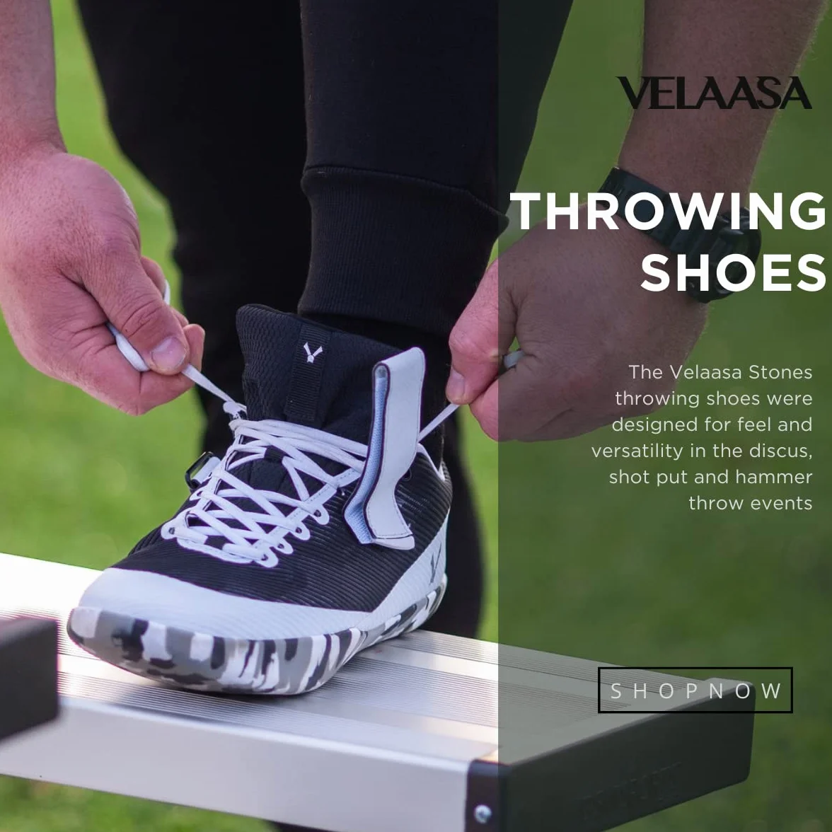 VELAASA Chaussures de lancer pour homme et femme - Chaussures de discus, javelot, course - Équipement d'athlétisme