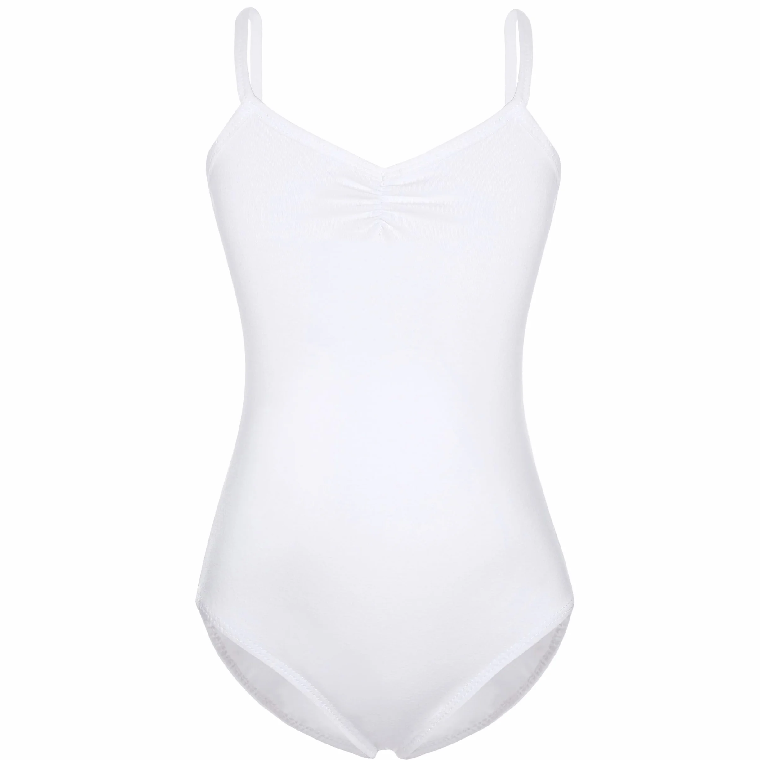 Justaucorps Danse Ballet Fille Coton Fines Bretelles