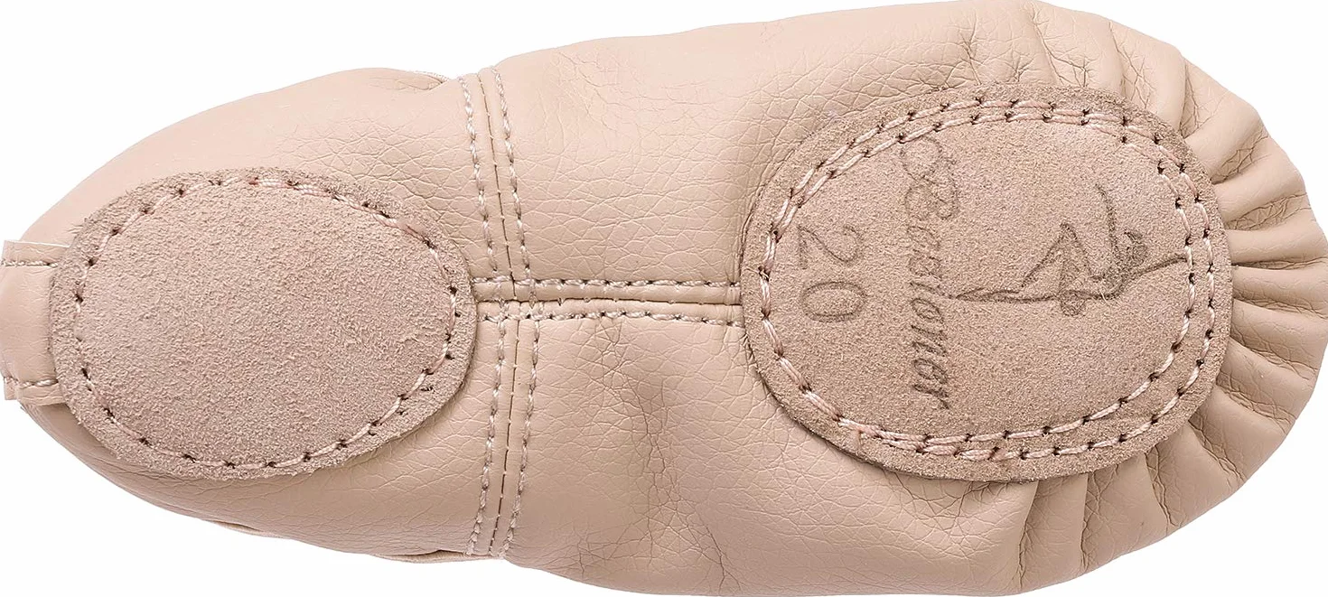 Chaussures de Danse Classique Cuir Demi Pointe Ballerine pour Enfants et Femme