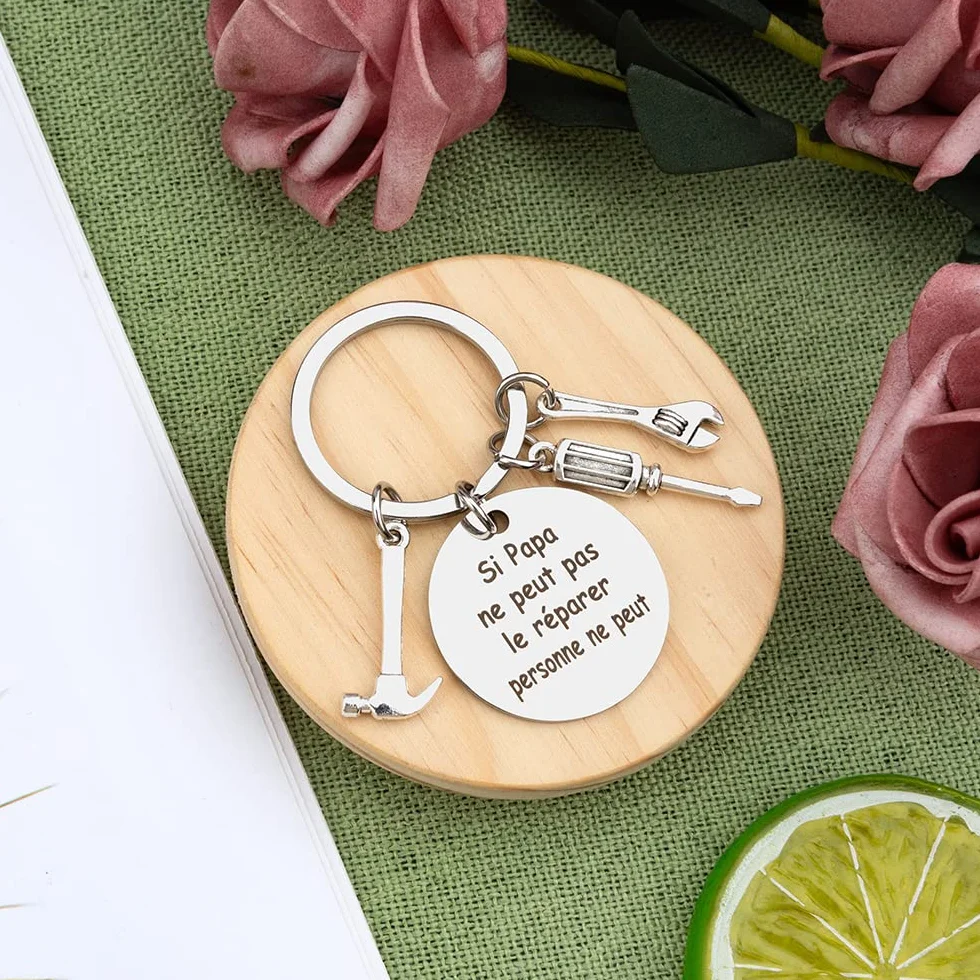Porte Clef Papa Cadeau Anniversaire Original Utile Homme 40 ans 50 ans