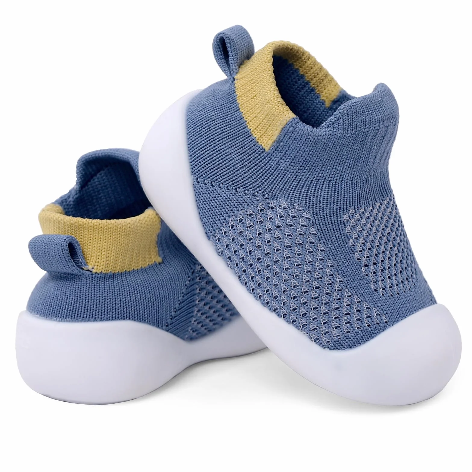 LACOFIA Chaussons Bébé Garçons Filles Respirants Antidérapante Semelle Souple Caoutchouc 6~30 Mois