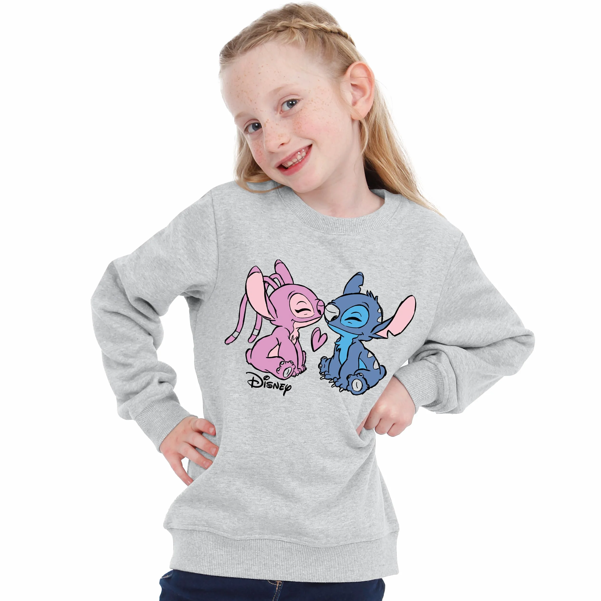 Disney Stitch Sweat Fille Pull 3-12 Ans