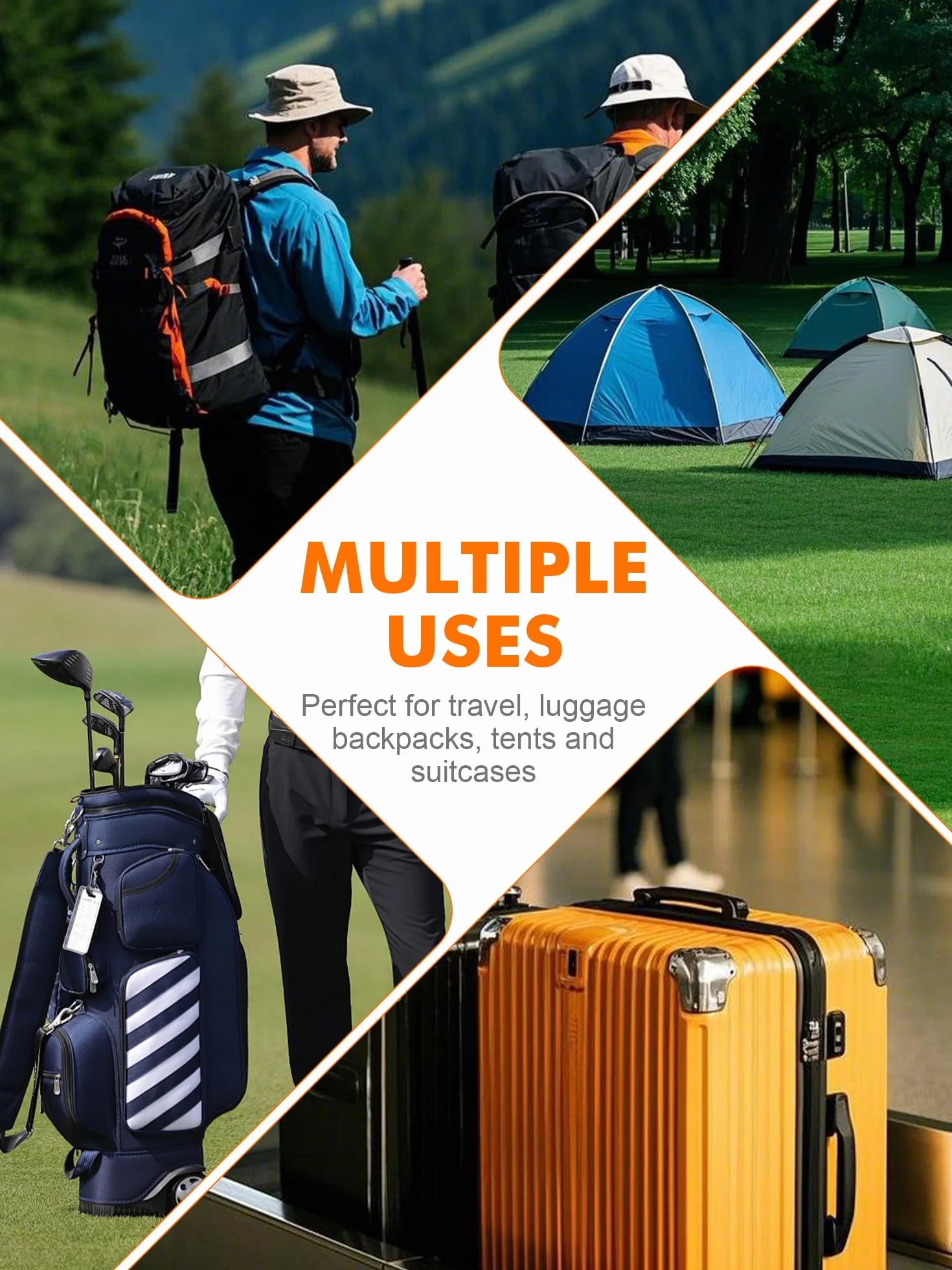 GRIFEMA Cadenas à Combinaison 3 Chiffres TSA, Câble Flexible Antivol Valise Bagages