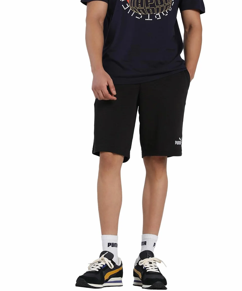 PUMA Men's Ess No. 1 Logo Shorts 10'' Knitted Shorts
