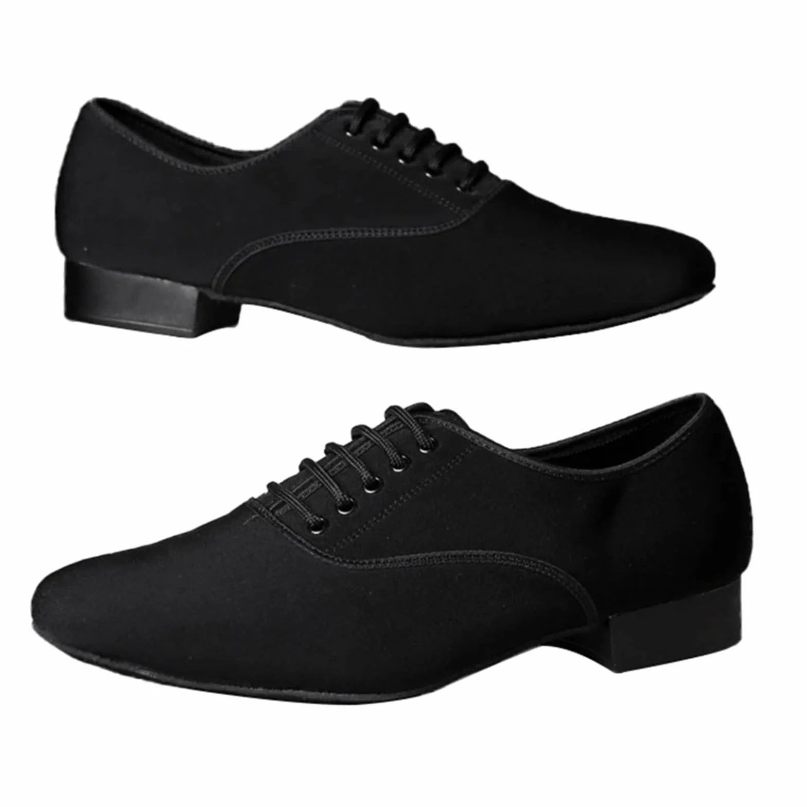 Chaussures de Danse Latine pour Hommes, Baskets Jazz à Talons Bas, Tissu Oxford, Semelle PU Ultra Légère, 44
