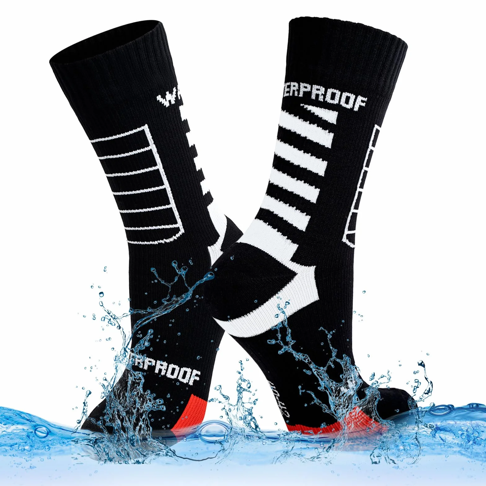 LEOSTEP Chaussettes imperméables sport extérieur haute performance cyclisme ski VTT golf course randonnée