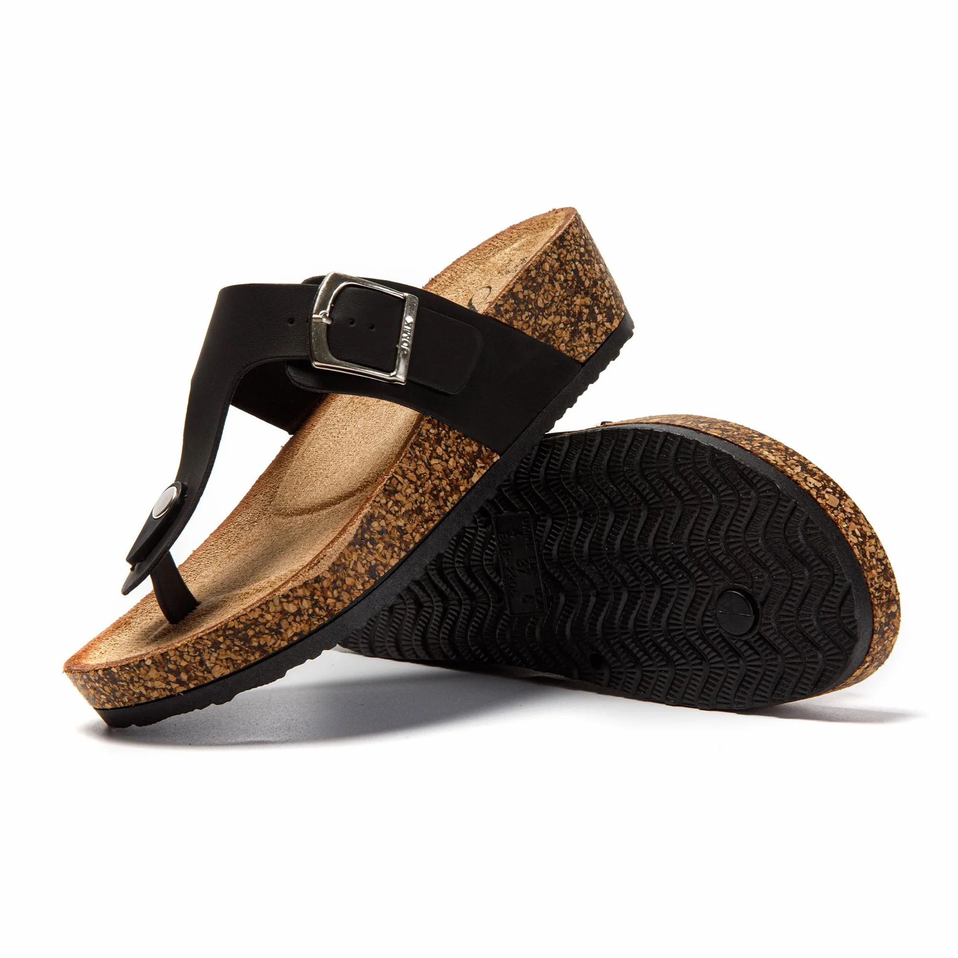 JOMIX Sandales Femme Mules Réglables Confortables pour Maison Piscine Plage