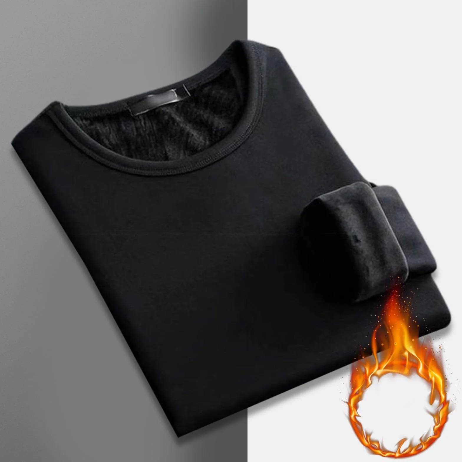 Sweat Homme sans Capuche Col Rond en Coton Tailles M à 5XL