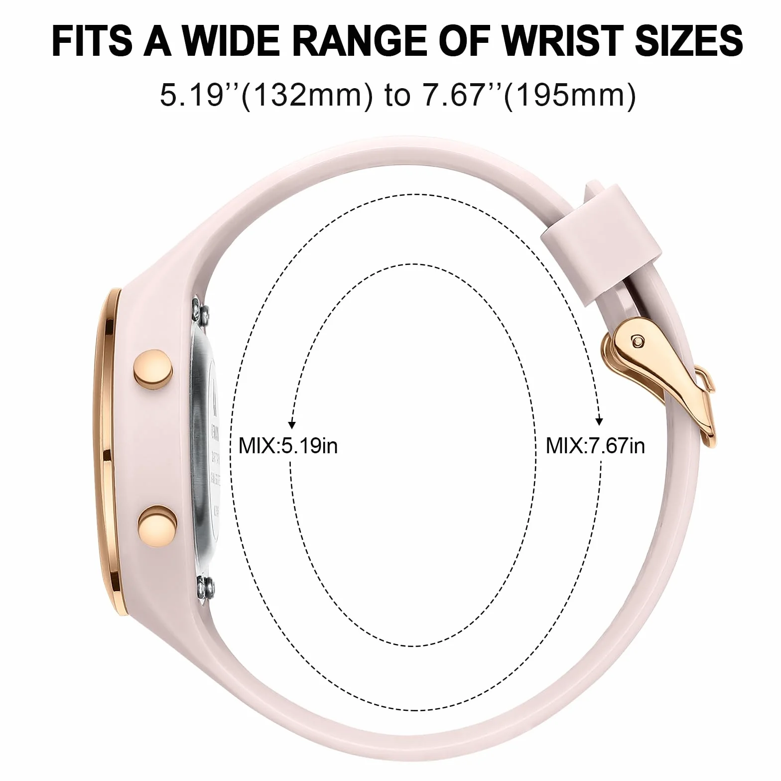 LN LENQIN Montre Femme imperméable 30m avec rétroéclairage Alarme Minuterie Date