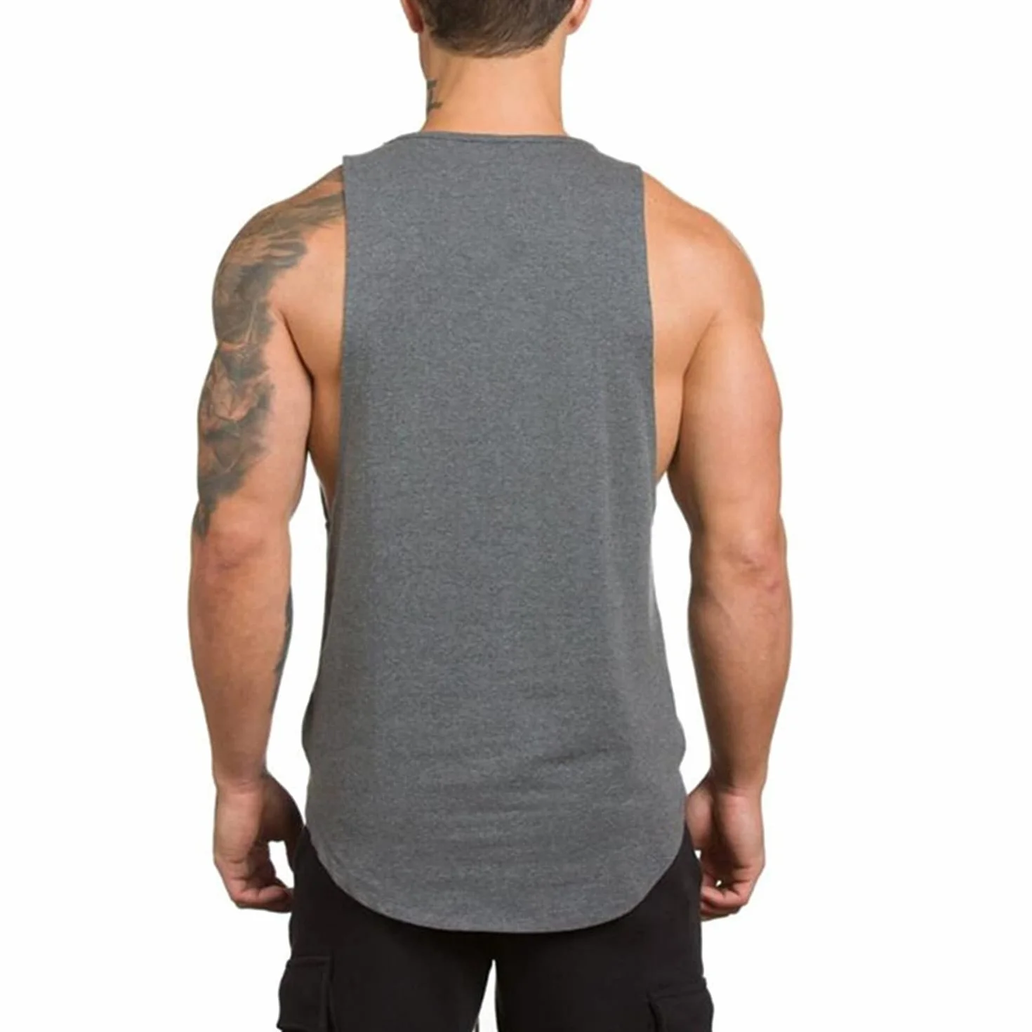 Debardeur Homme Musculation Tank Top Fitness Gym Stringer