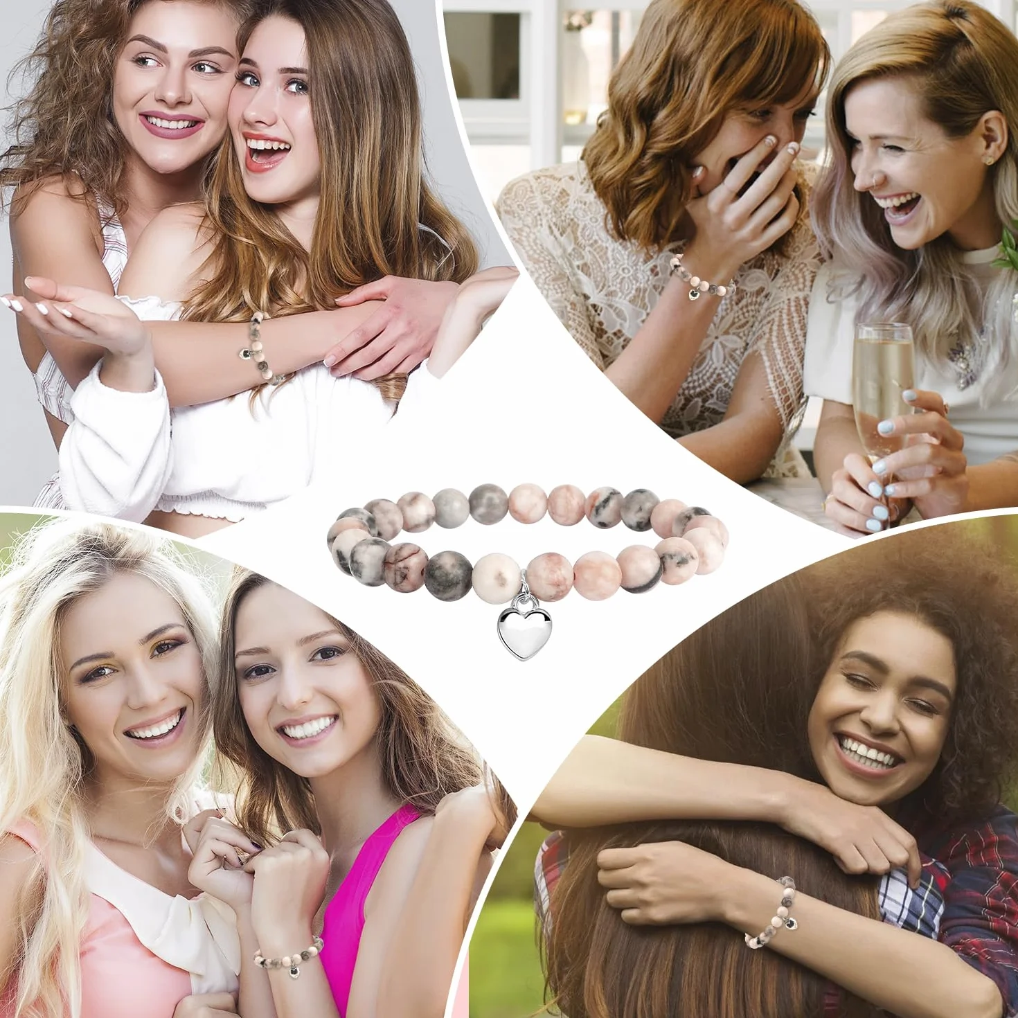 Bracelet Cadeau Meilleure Amie Femme Anniversaire Saint Valentin Retraite Noel