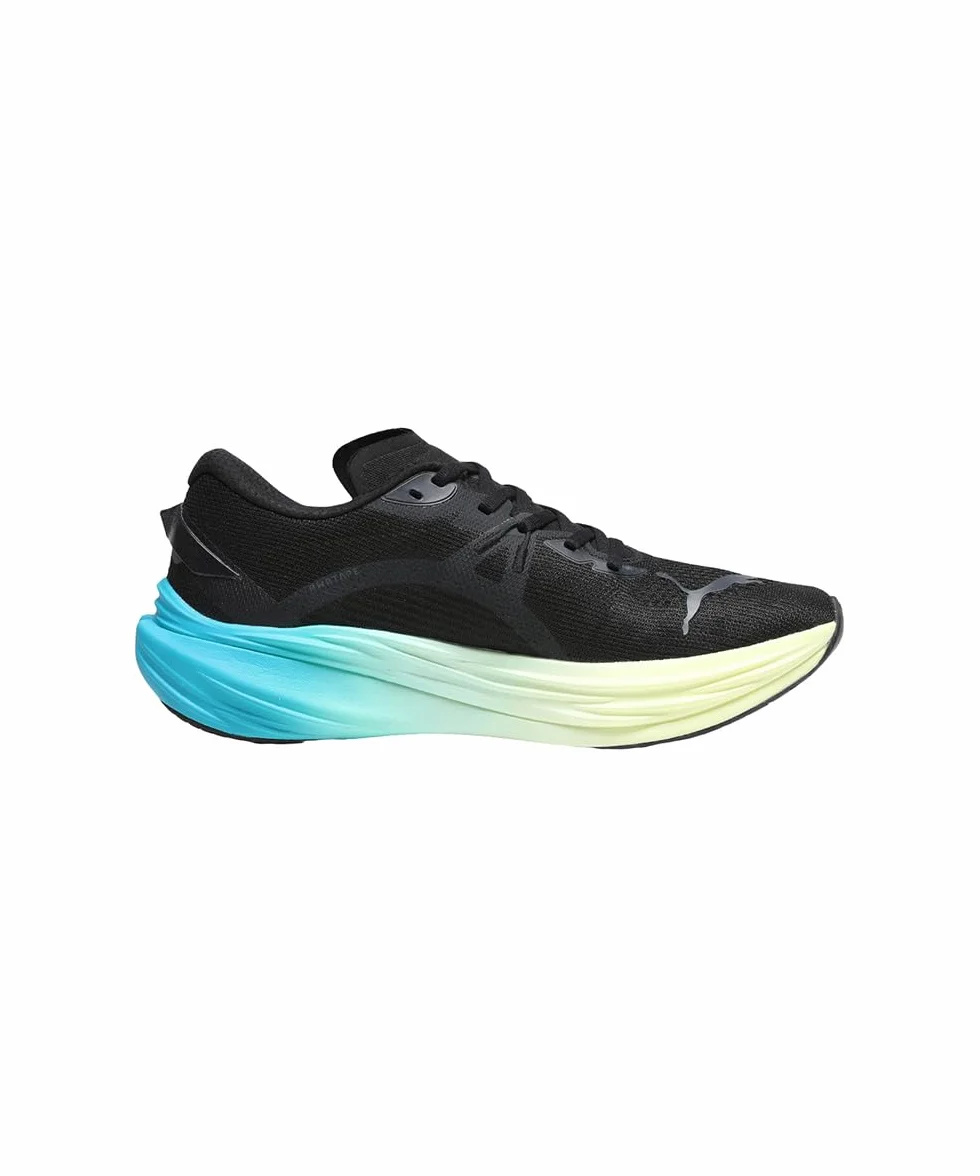 Puma Deviate Nitro 3 Chaussures de Running Hommes Noir-Blanc Bleu