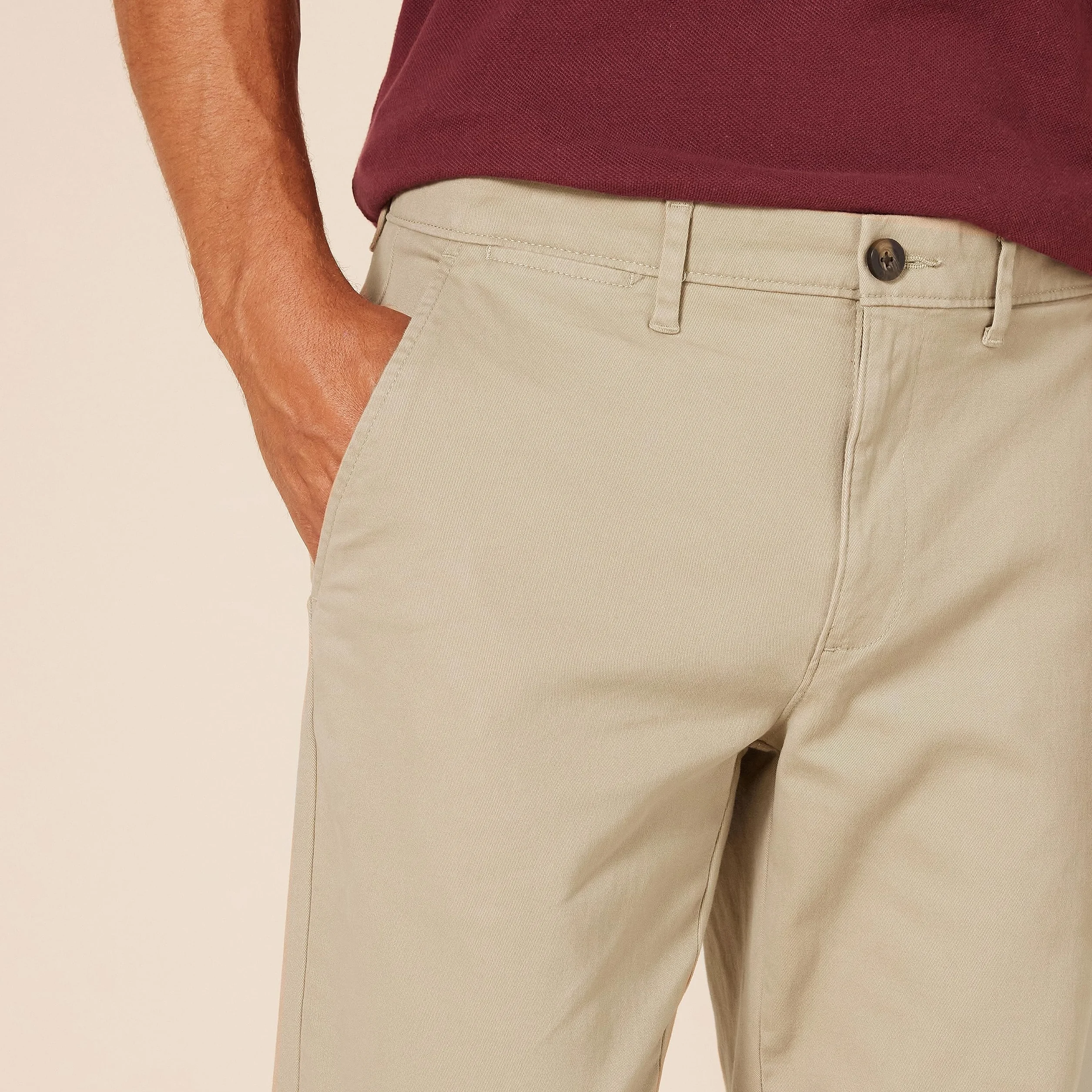 Amazon Essentials Pantalon Chino Décontracté Coupe Ajustée Homme