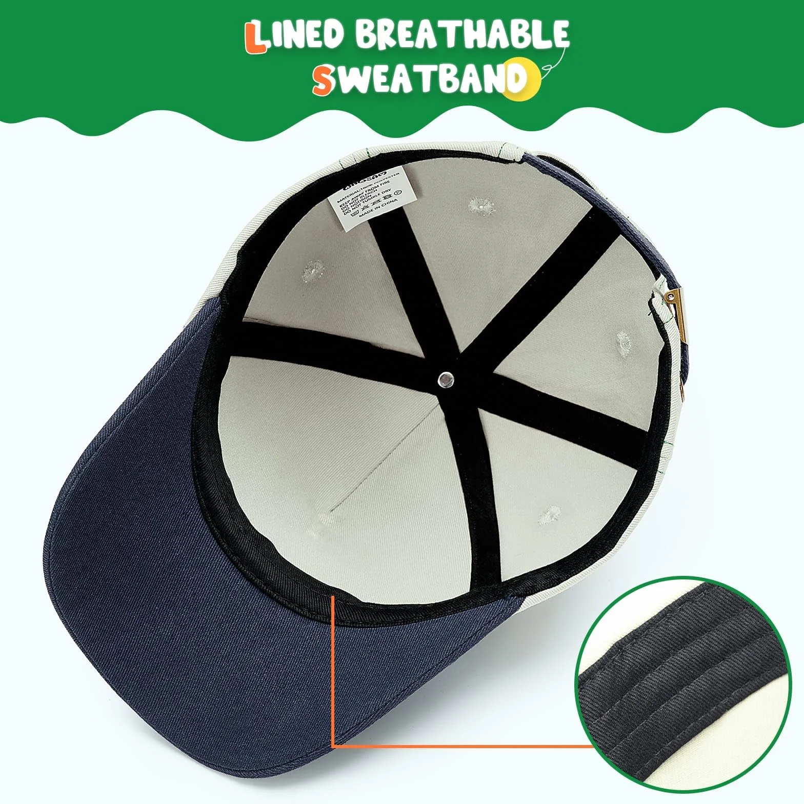 WAWSAM Casquette de Baseball Ajustable Enfant Chapeau Soleil
