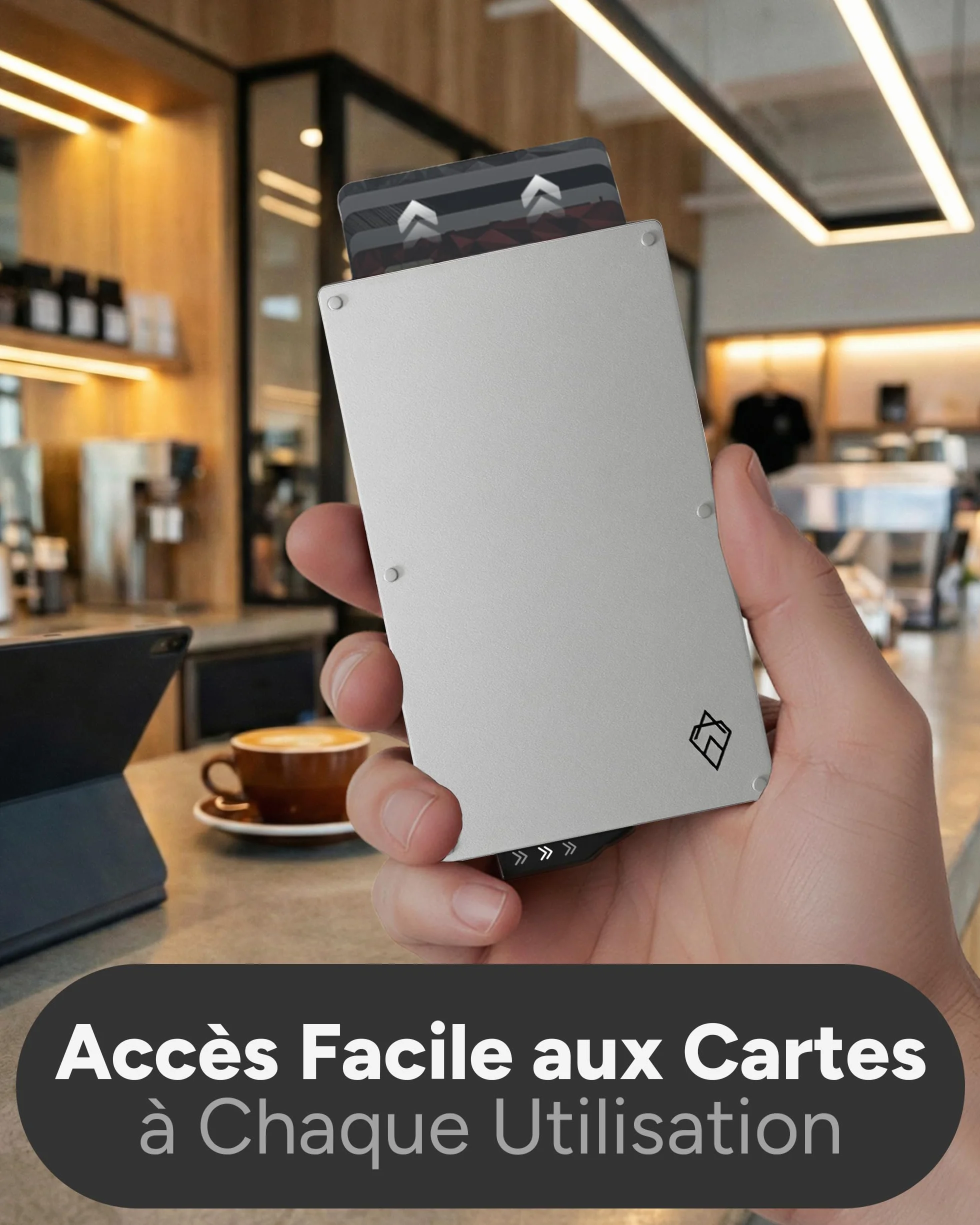 Portefeuille Homme AKIELO RFID Blocage avec Coffret Cadeau Protection Carte Bancaire sans Contact