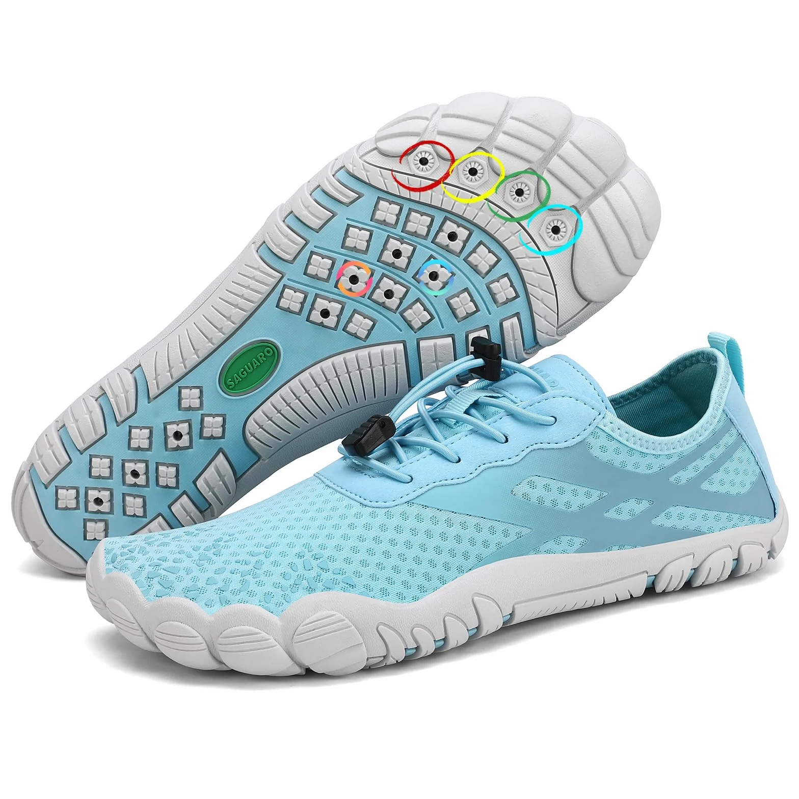 SAGUARO Chaussures Aquatiques Femmes Hommes Séchage Rapide Barefoot Plage GR.36-48