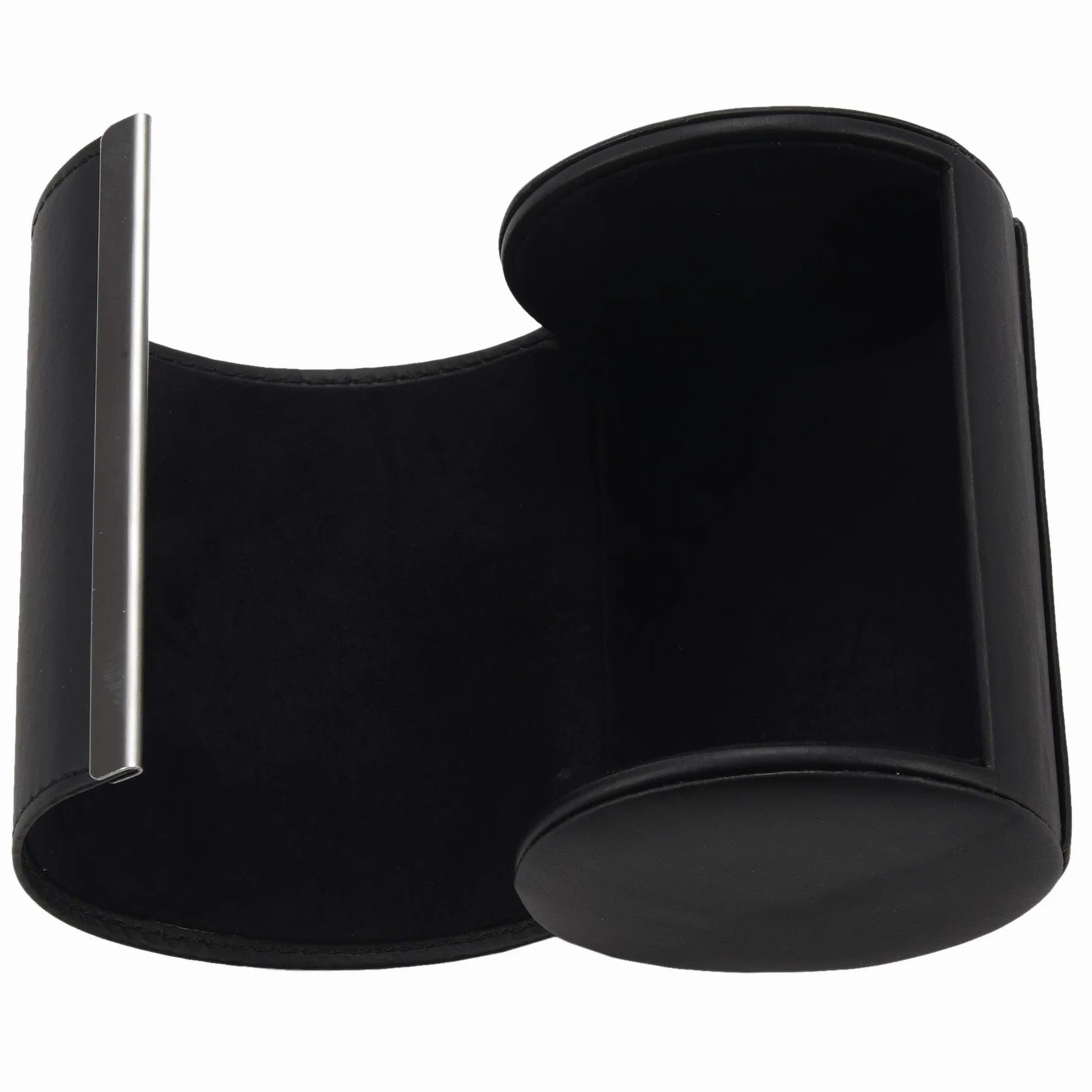 Joselin Porte-cravates cylindrique Support de rangement Noir