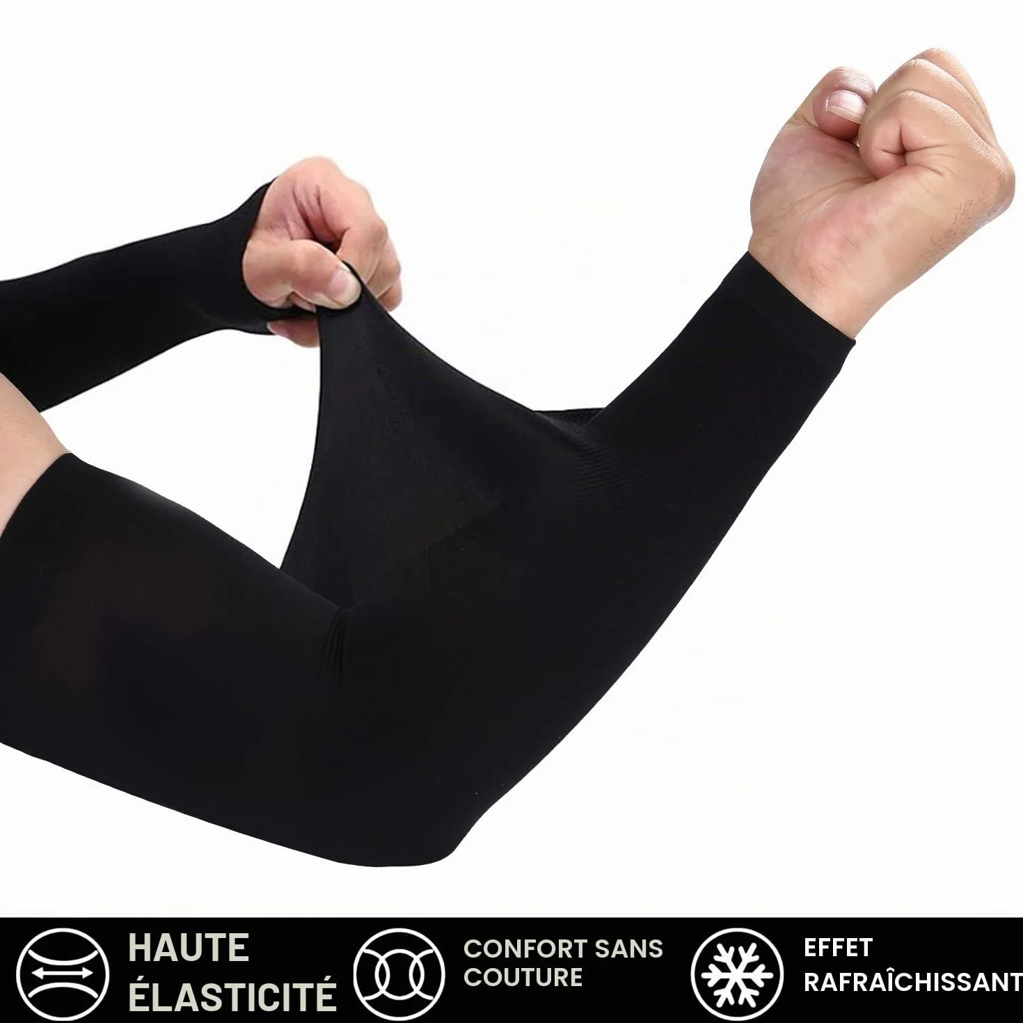 Manchon de protection de bras UV antidérapant compressif pour tatouage volleyball